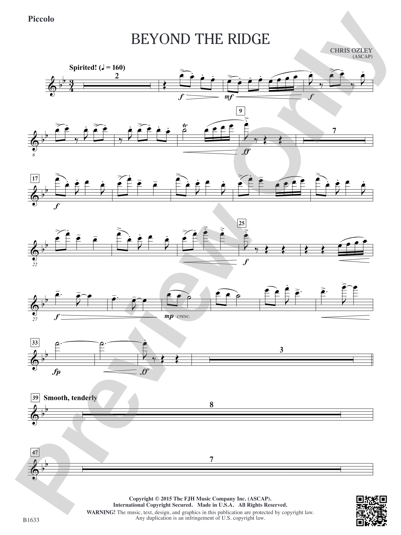 Beyond the Ridge: Piccolo