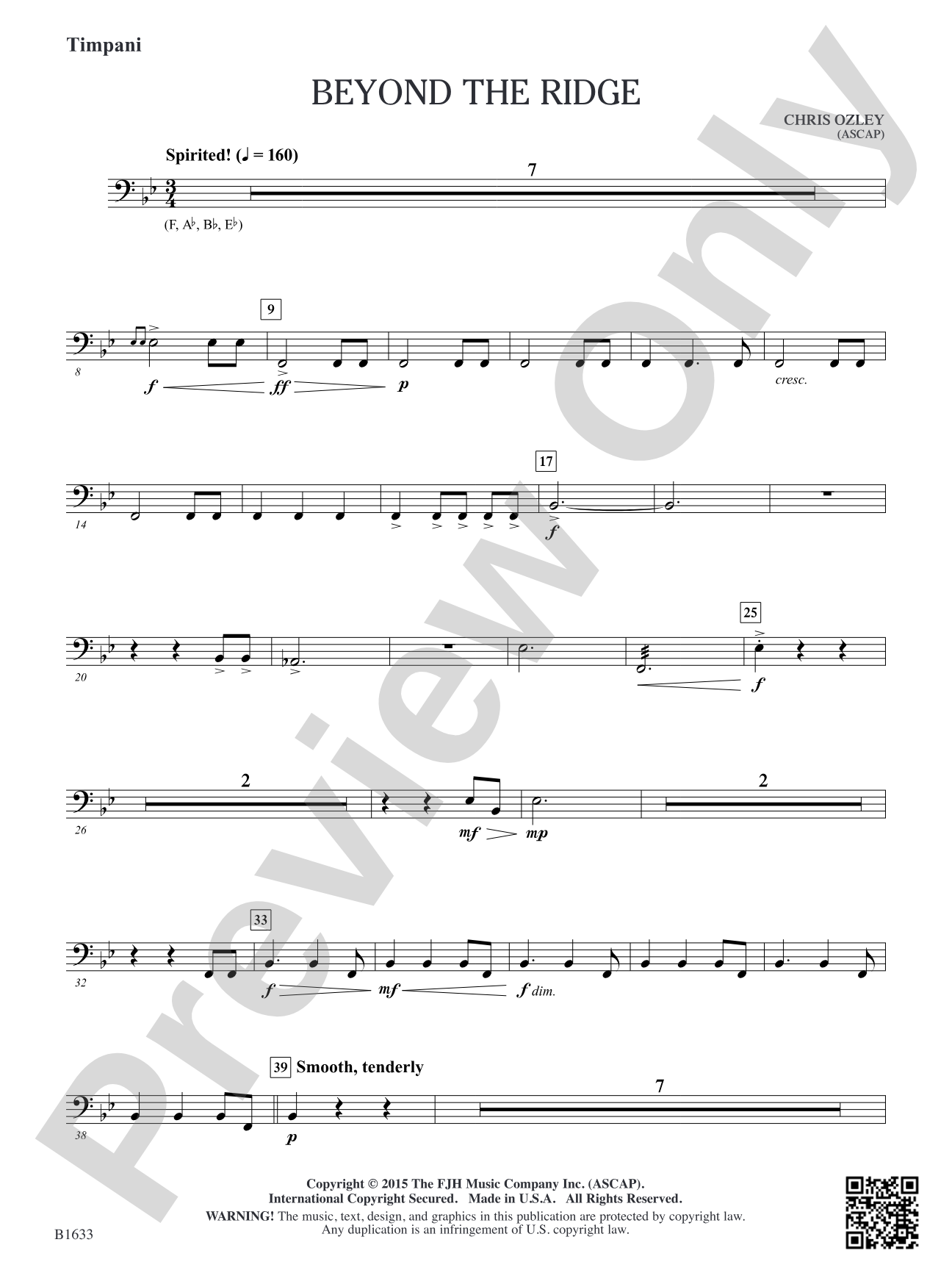 Beyond the Ridge: Timpani