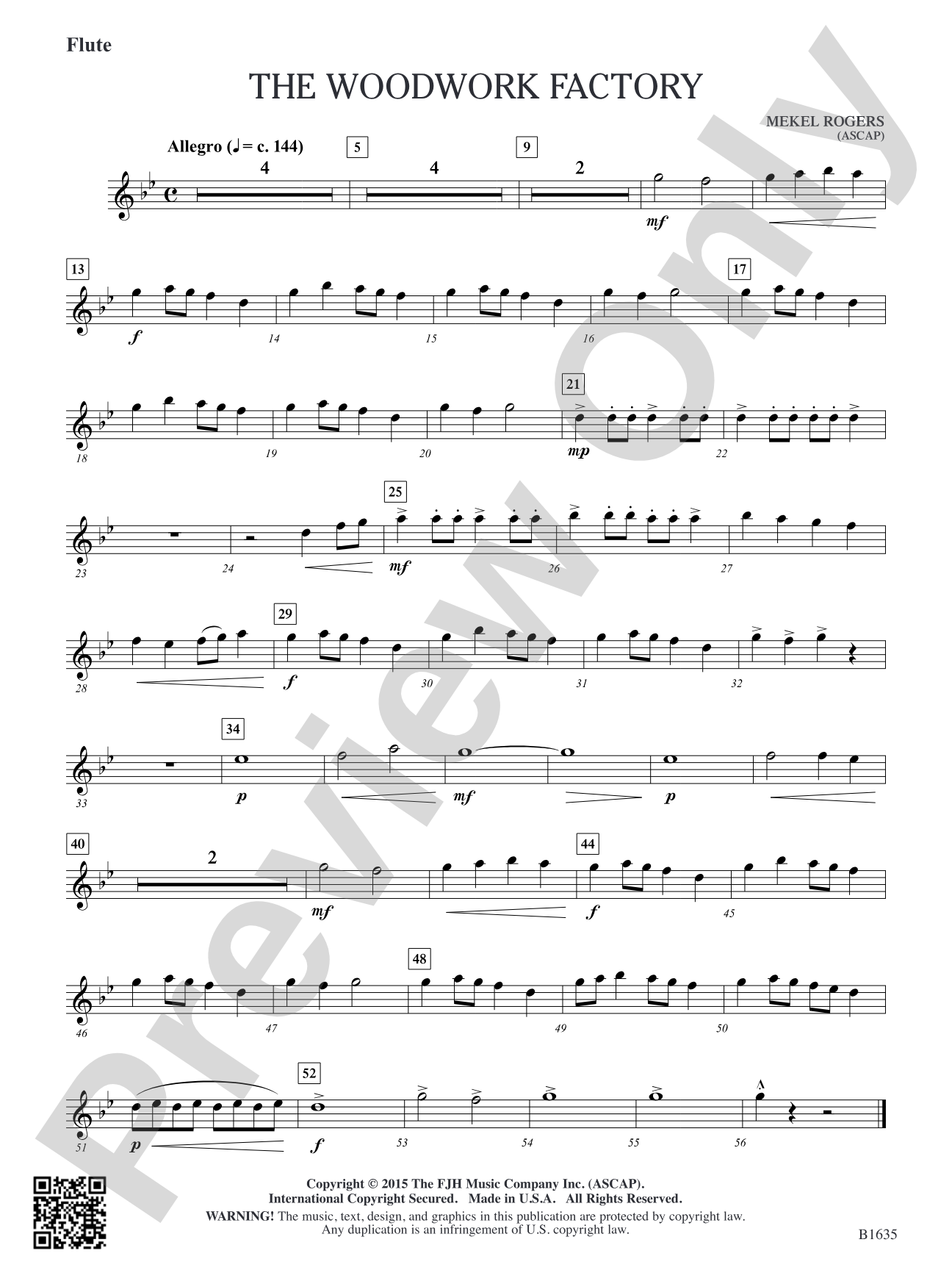 The Woodwork Factory: Flute