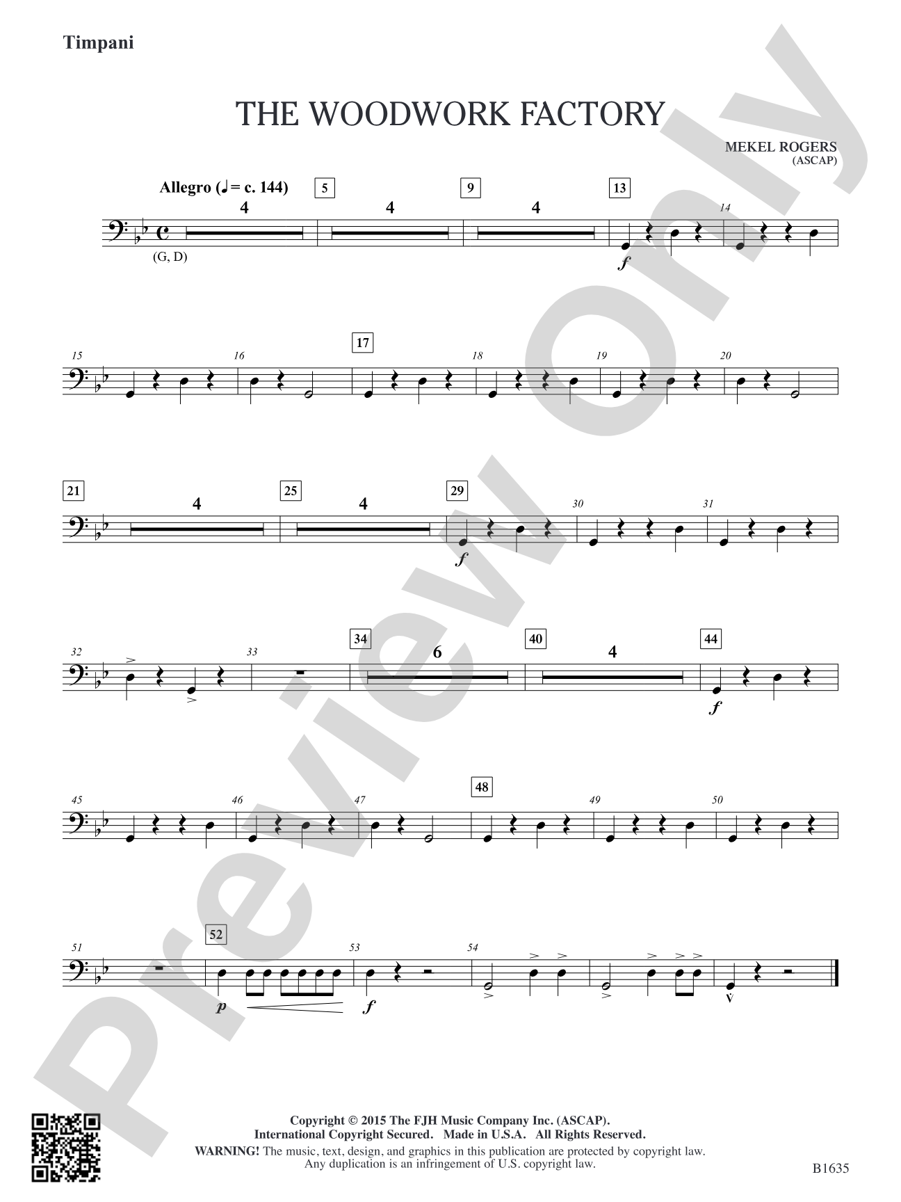 The Woodwork Factory: Timpani