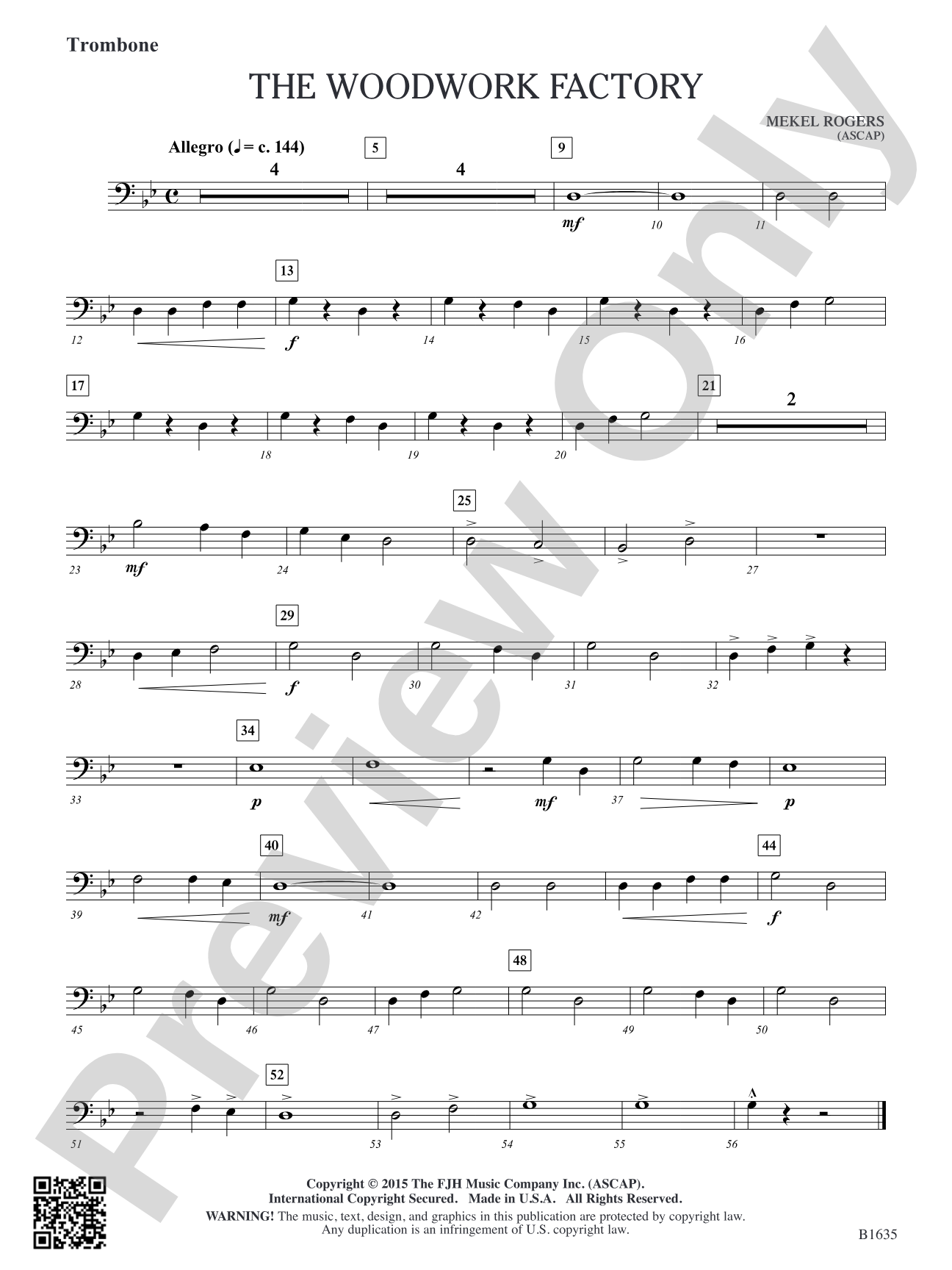 The Woodwork Factory: Trombone