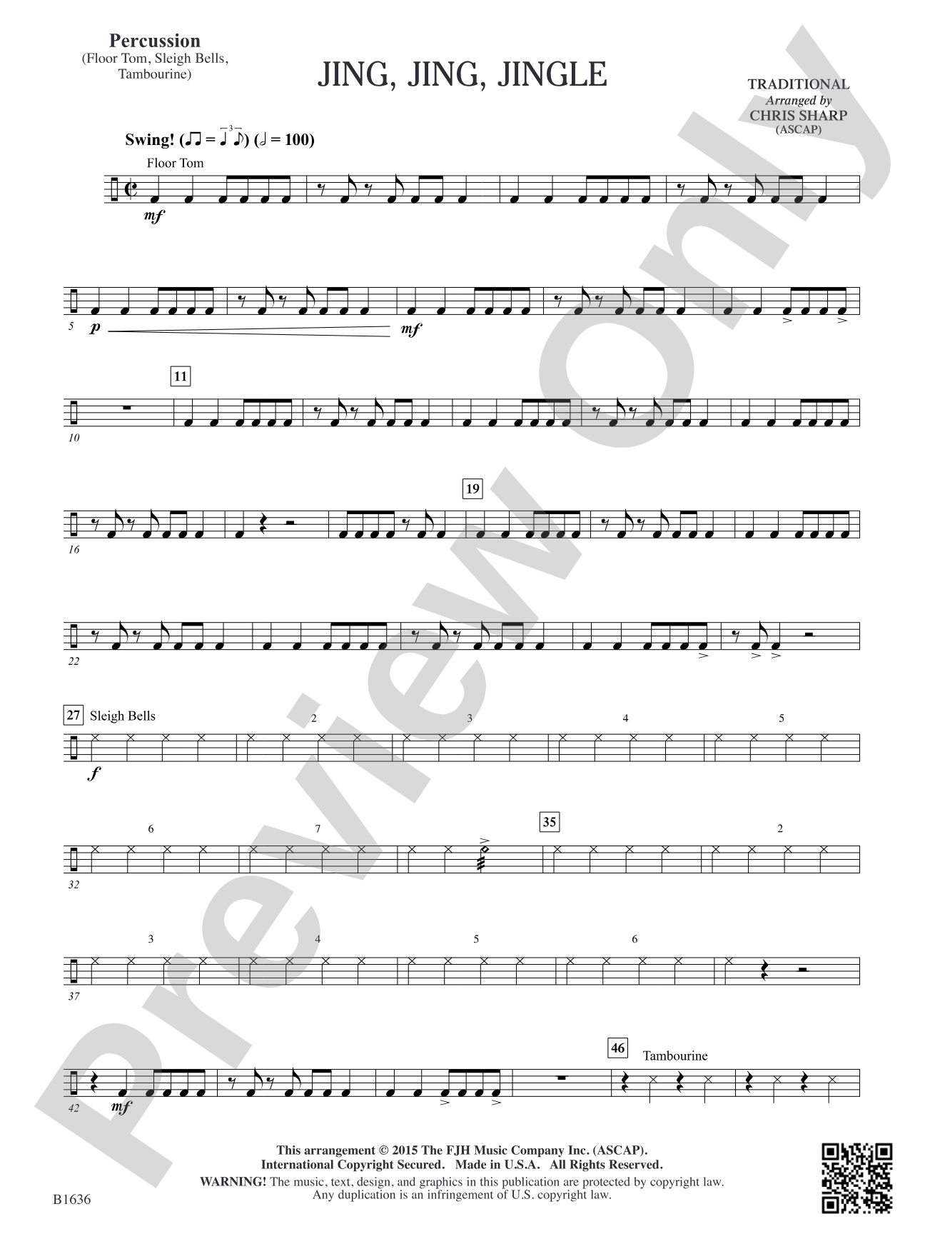 Jing Jing Jingle: Percussion