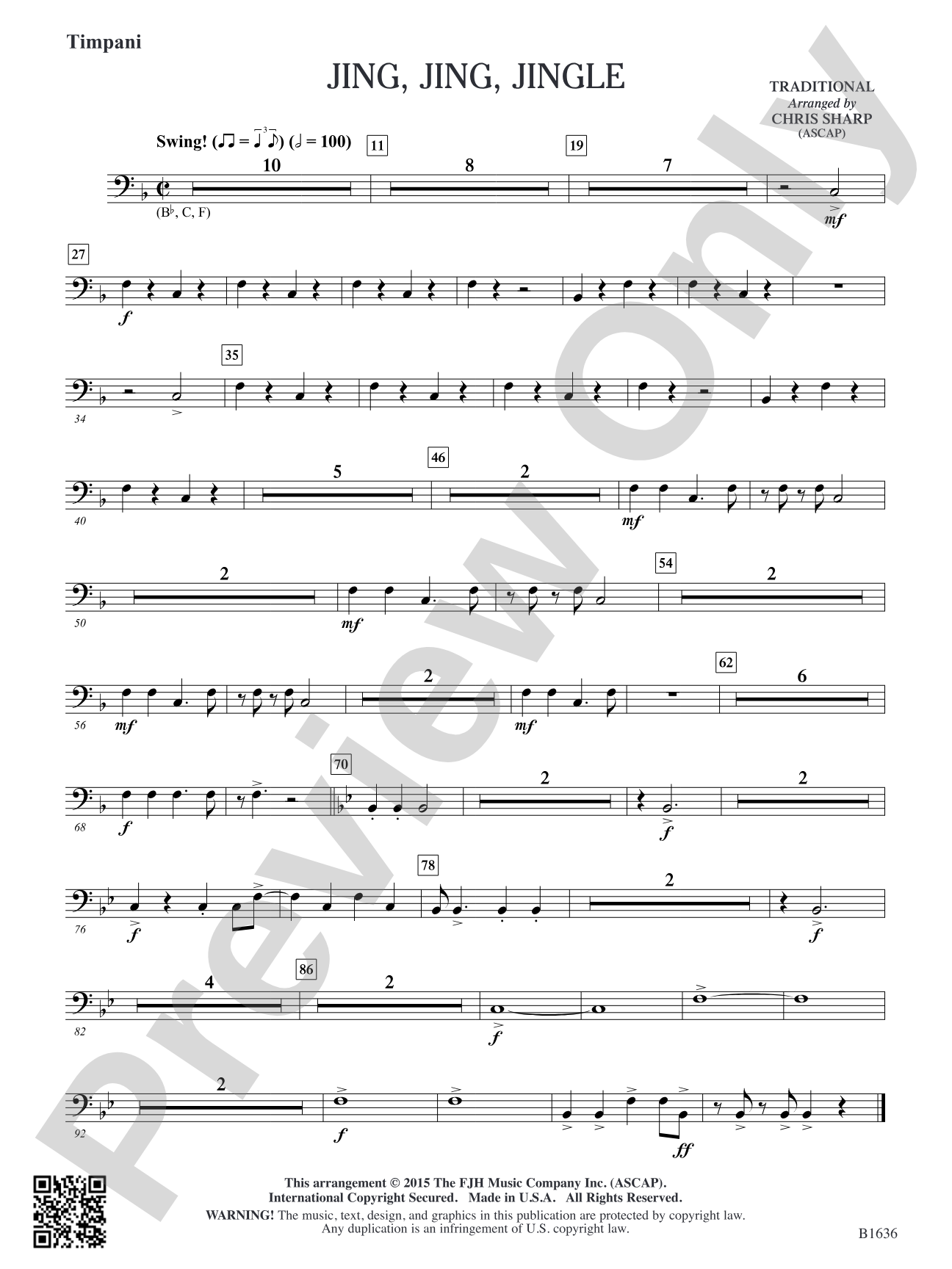 Jing Jing Jingle: Timpani