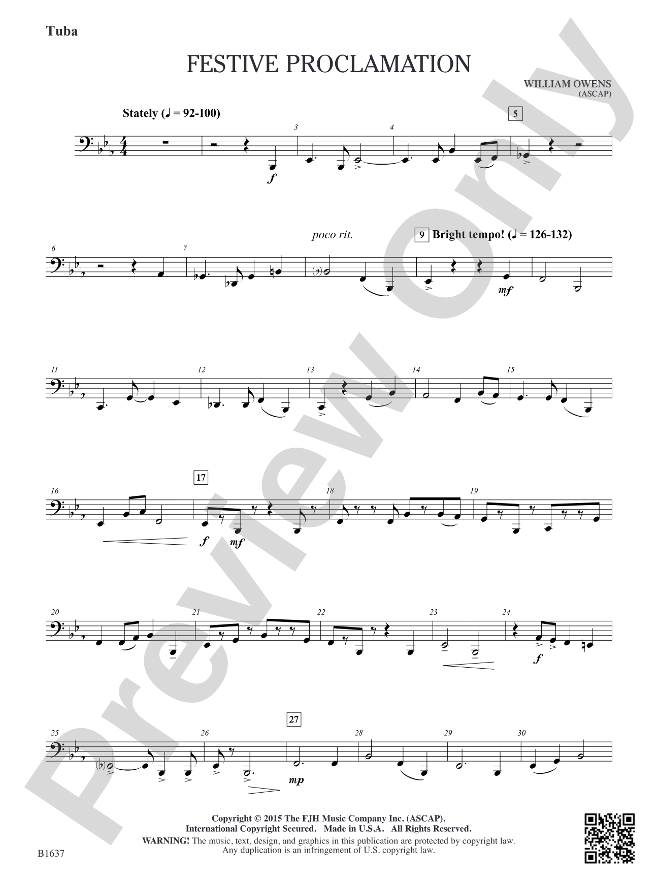 Festive Proclamation: Tuba