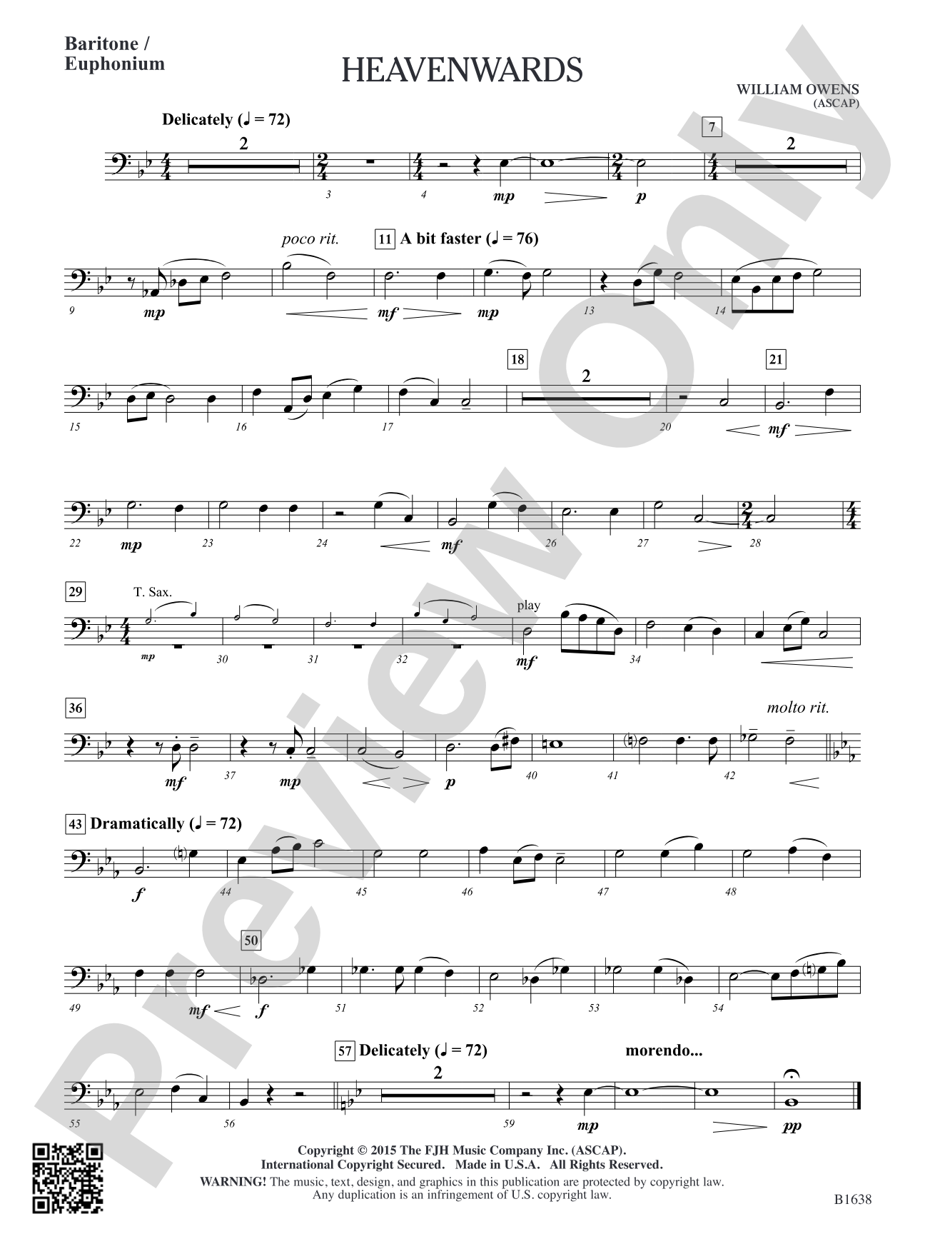 Heavenwards: Baritone / Euphonium