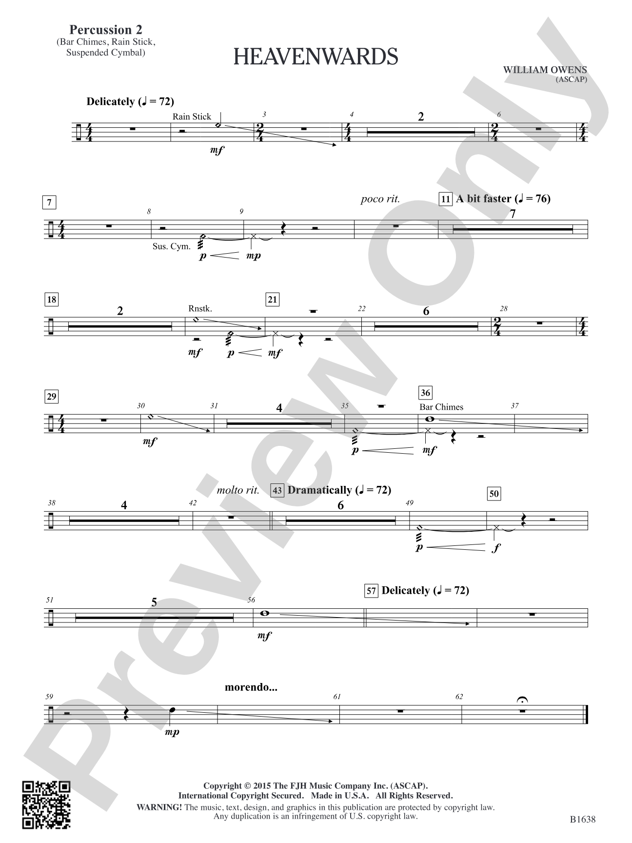Heavenwards: Percussion 2