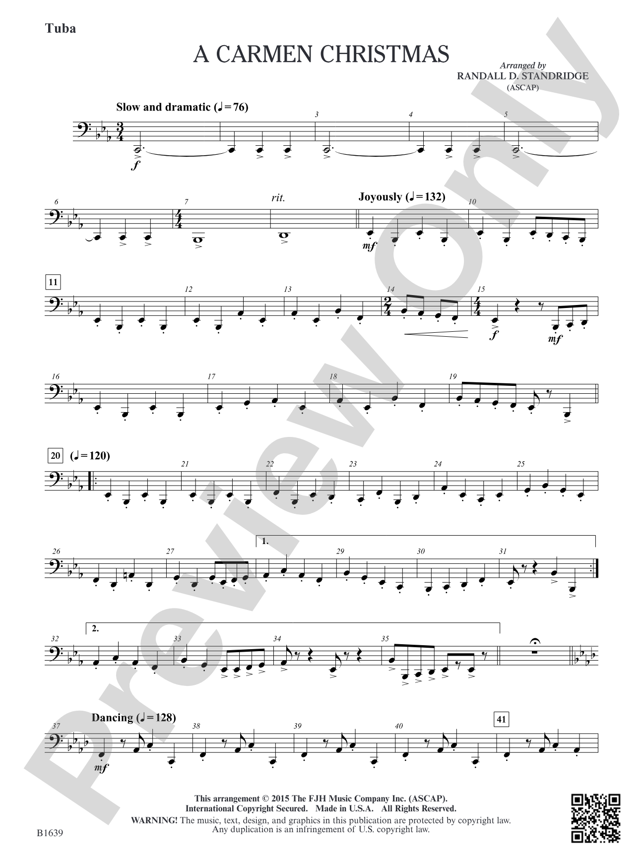 A Carmen Christmas: Tuba