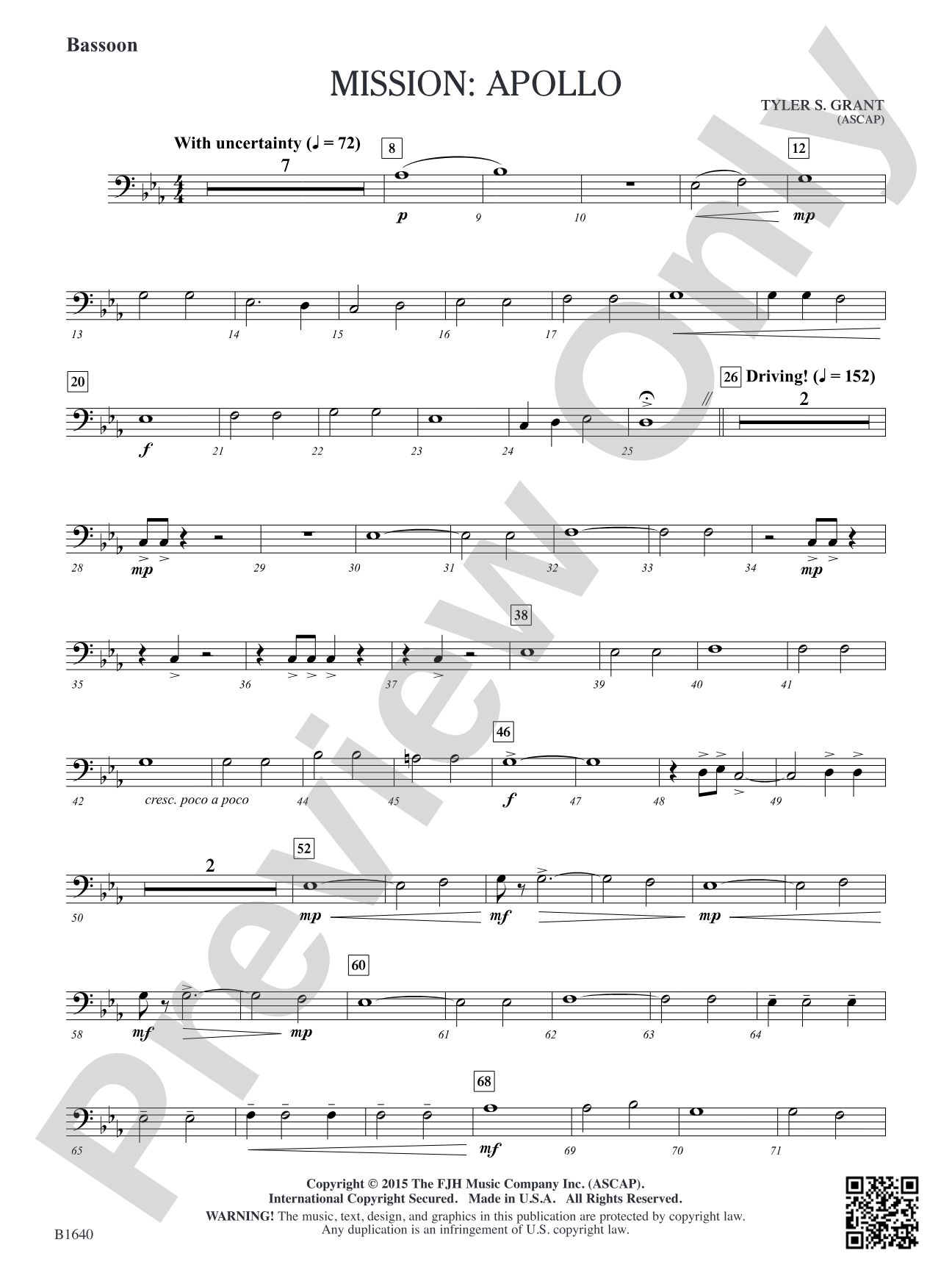 Mission: Apollo: Bassoon
