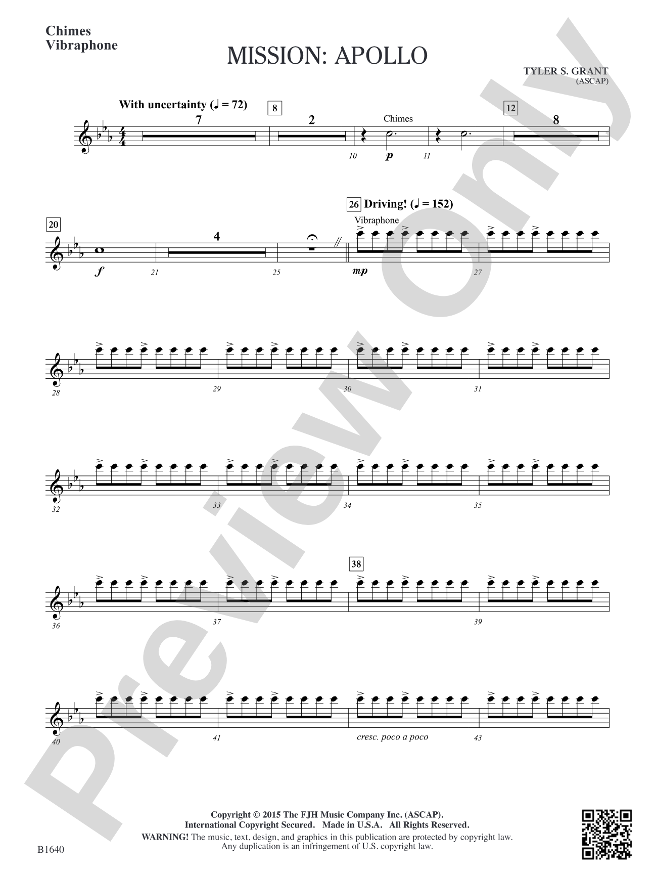 Mission: Apollo: Chimes / Vibraphone