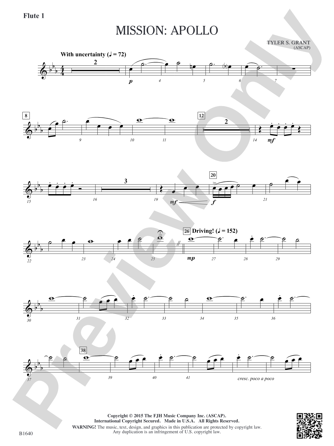 Mission: Apollo: Flute 1