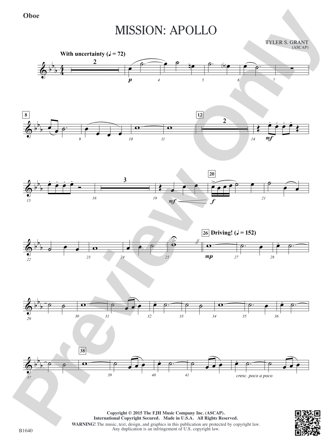 Mission: Apollo: Oboe