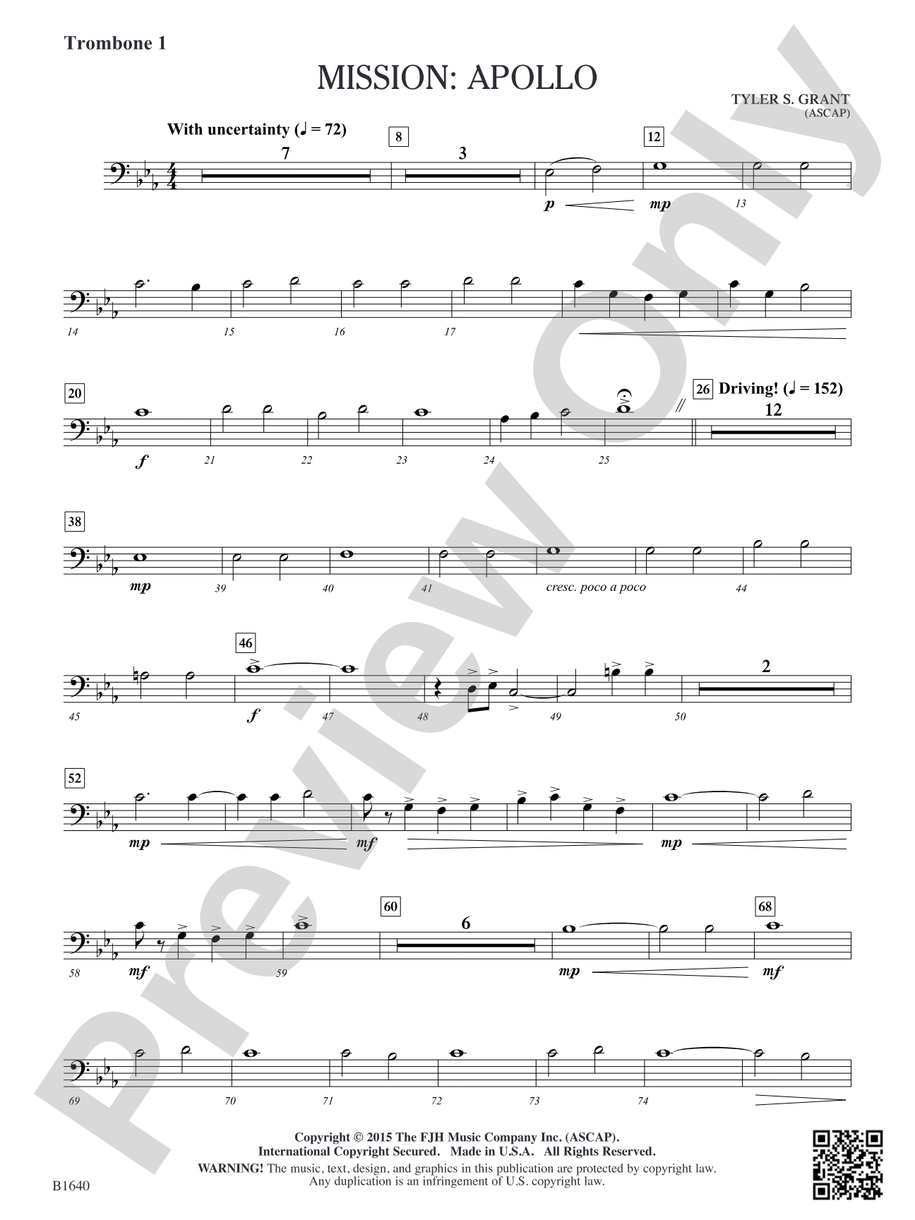 Mission: Apollo: Trombone 1