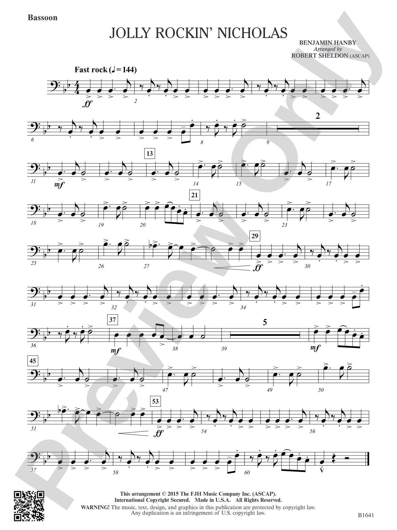 Jolly Rockin' Nicholas: Bassoon