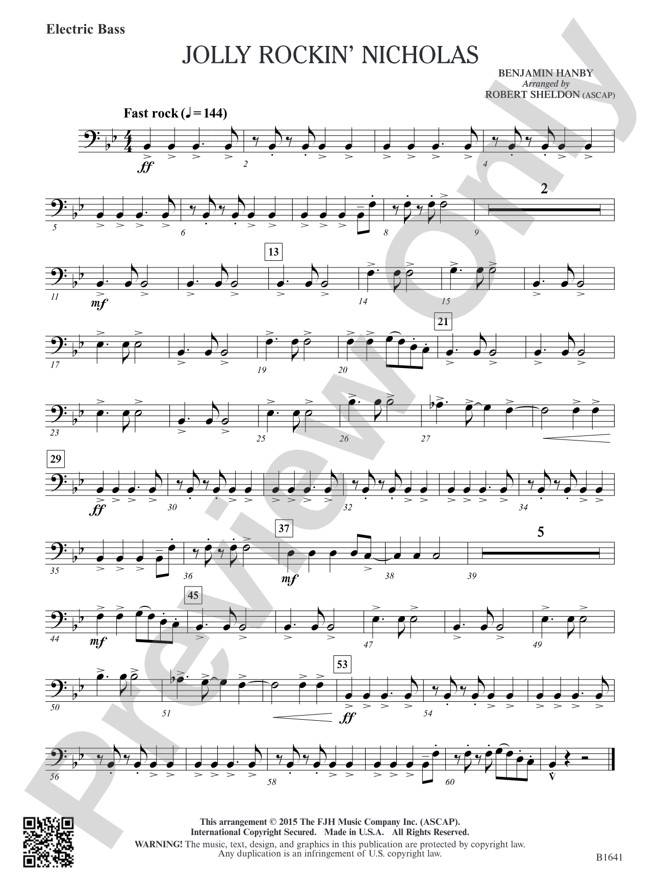 Jolly Rockin' Nicholas: Electric Bass