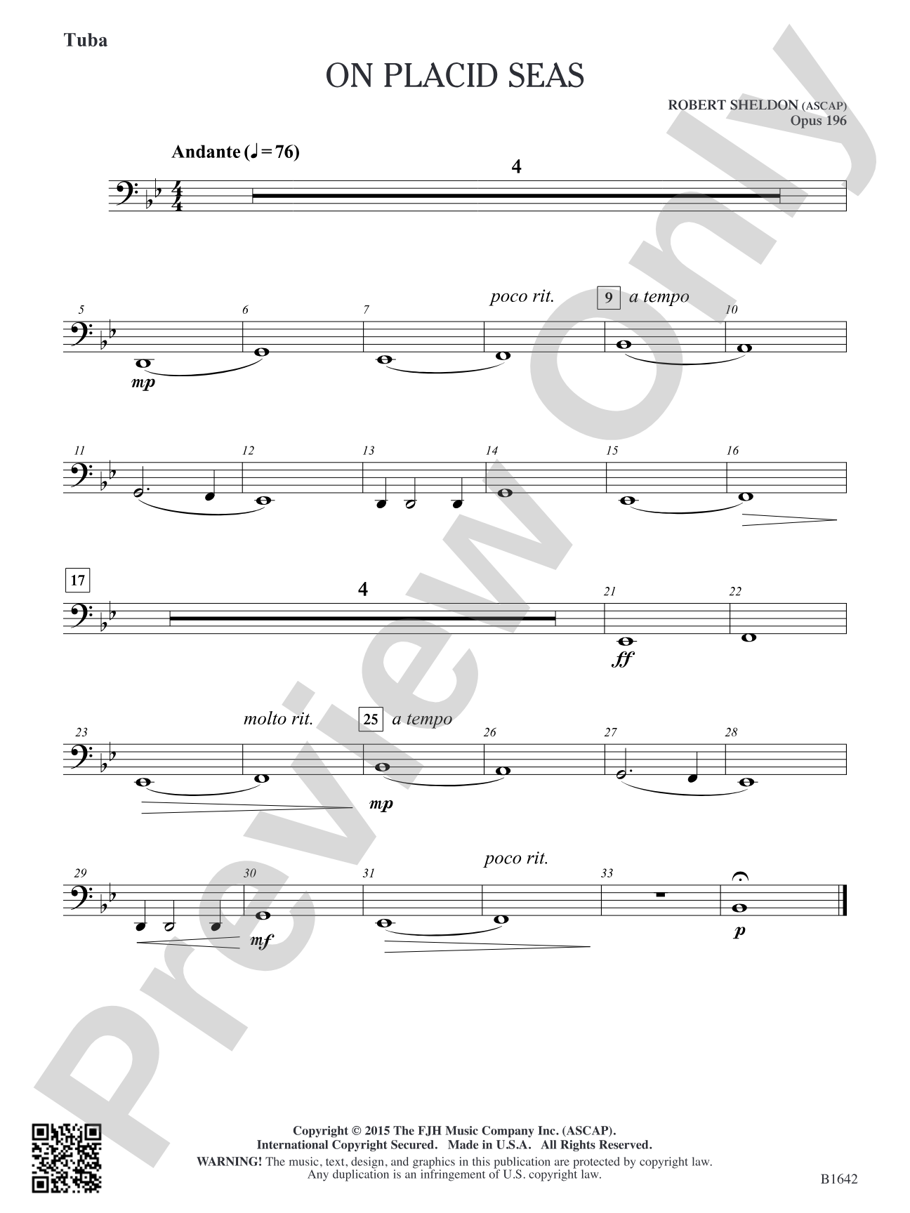 On Placid Seas: Tuba