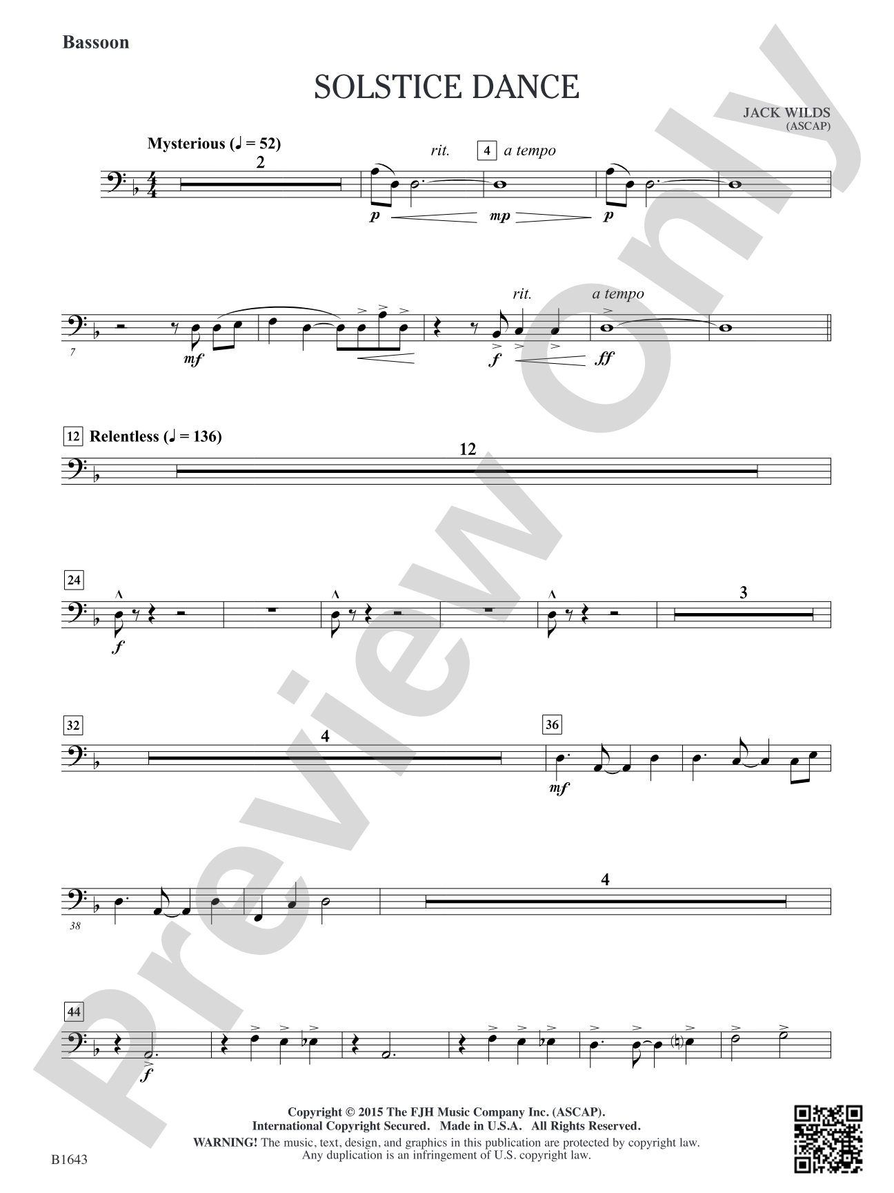 Solstice Dance: Bassoon
