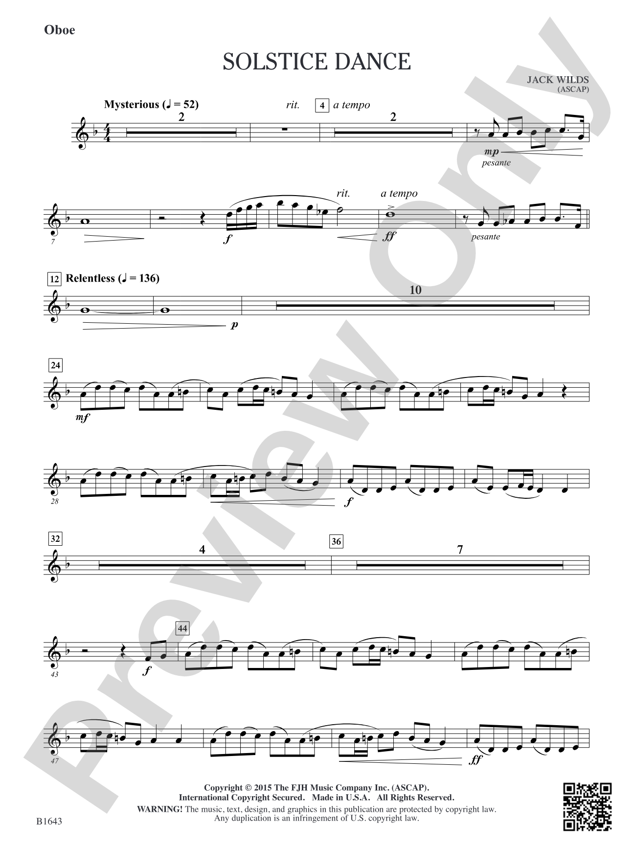 Solstice Dance: Oboe