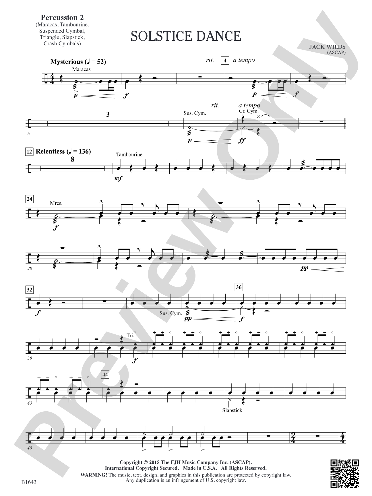 Solstice Dance: Percussion 2