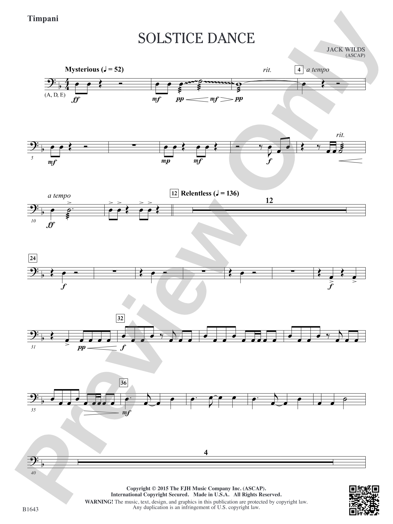 Solstice Dance: Timpani
