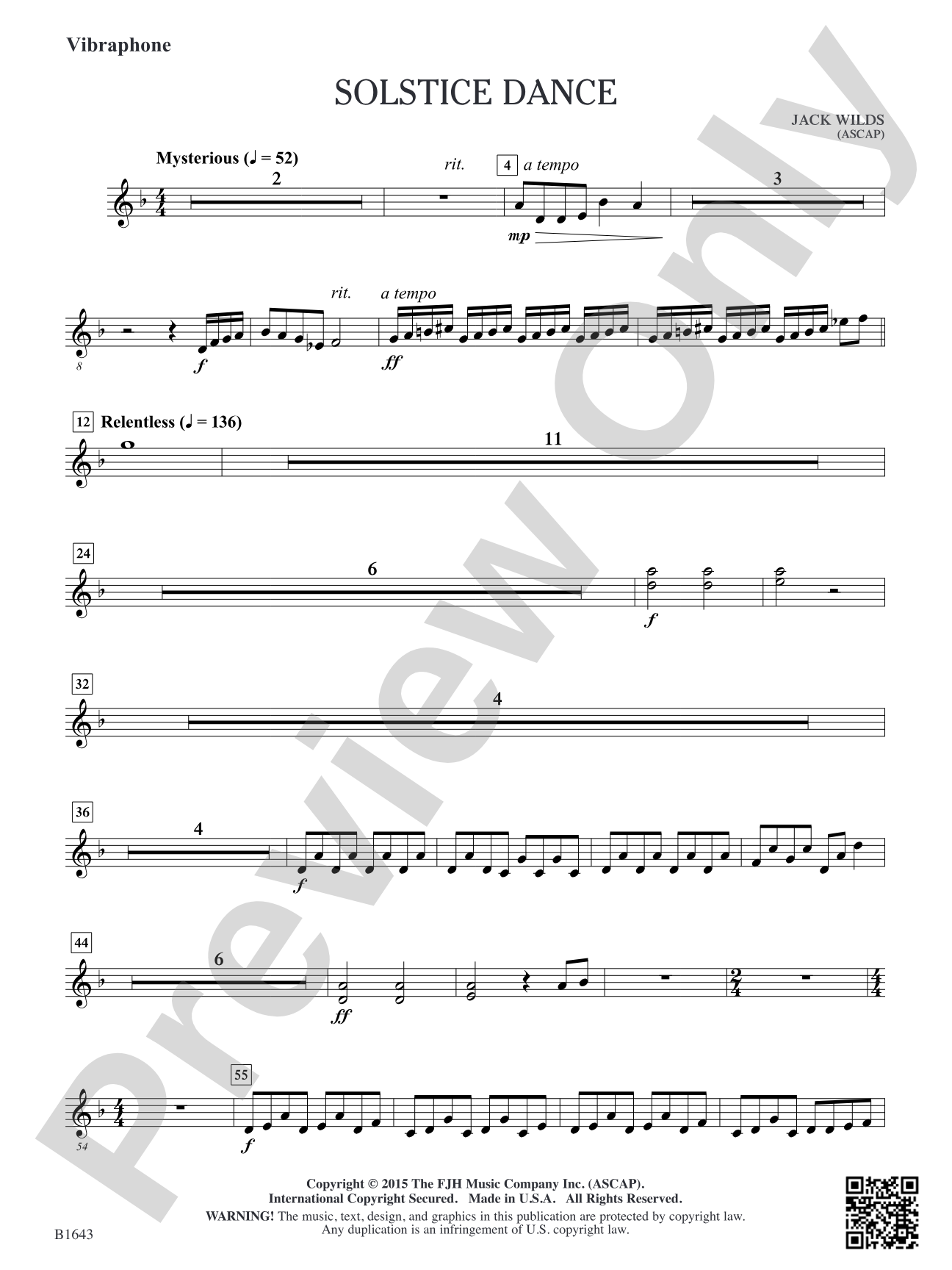 Solstice Dance: Vibraphone