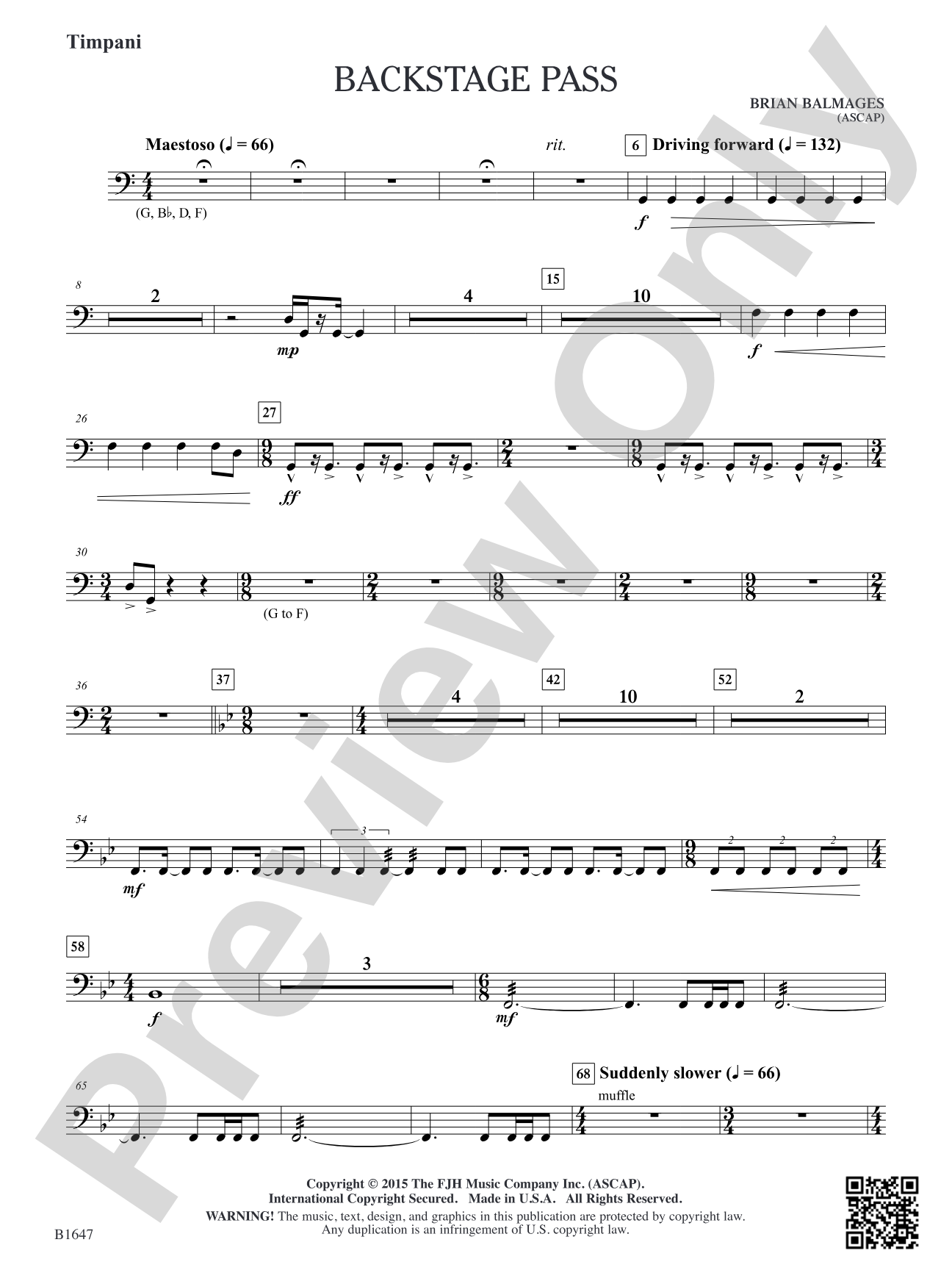 Backstage Pass: Timpani