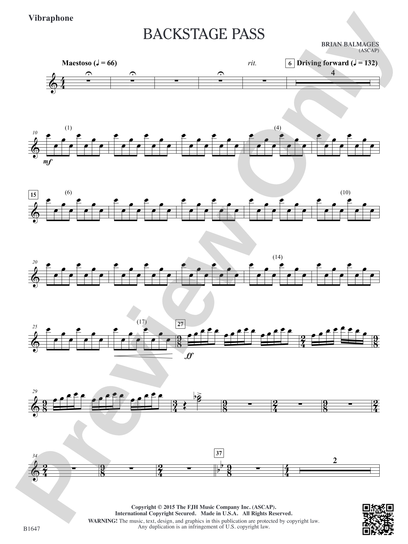 Backstage Pass: Vibraphone