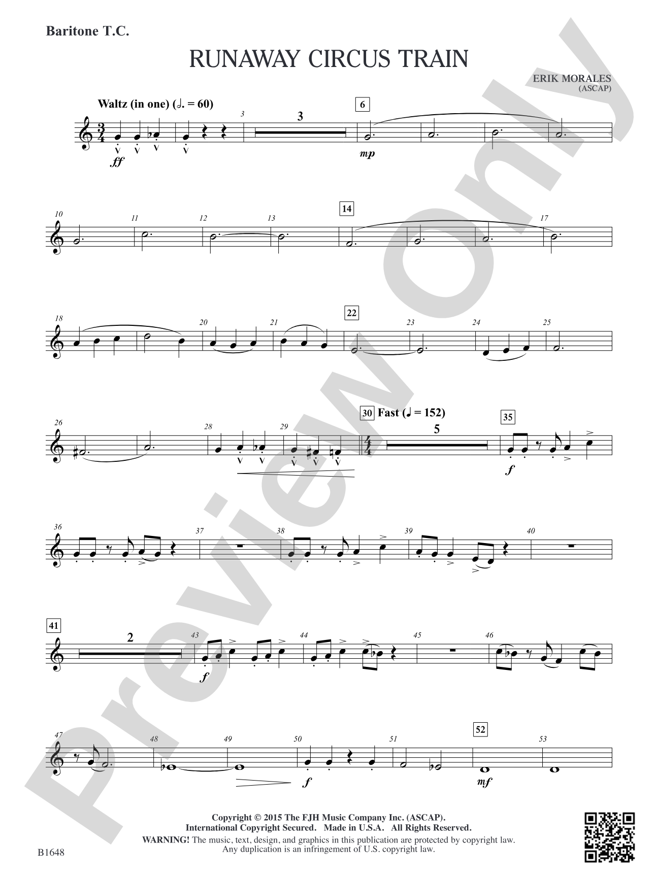 Runaway Circus Train: Baritone T.C.