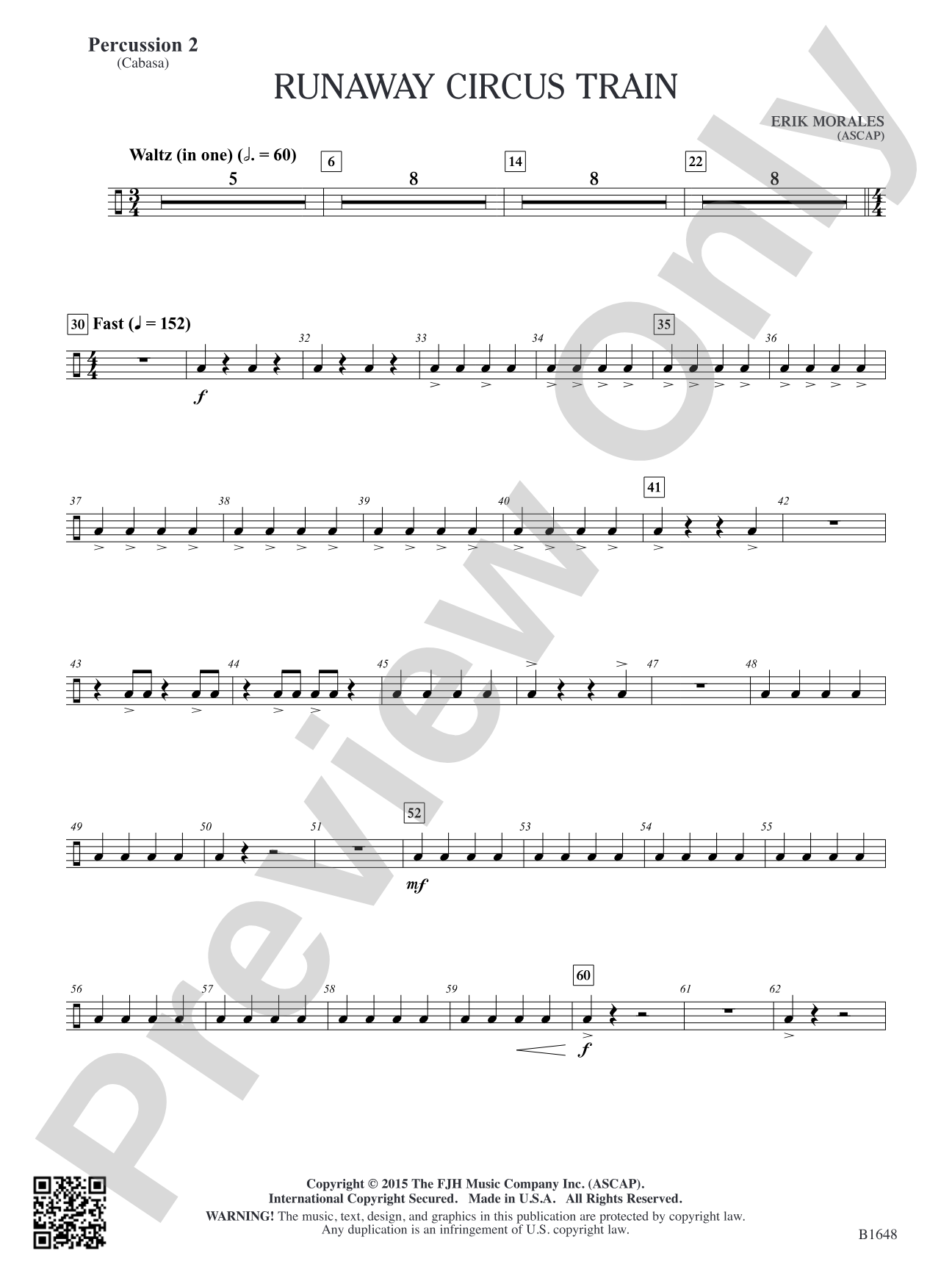 Runaway Circus Train: Percussion 2