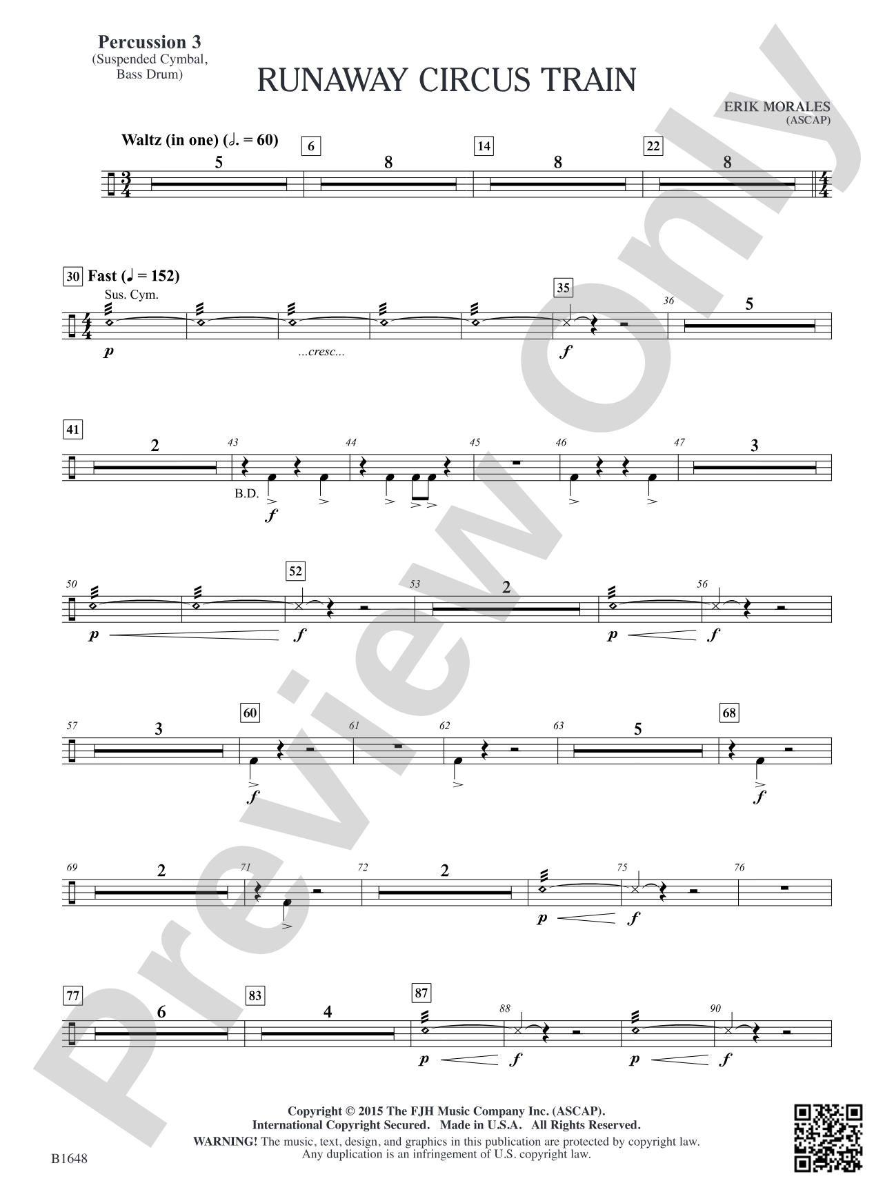Runaway Circus Train: Percussion 3