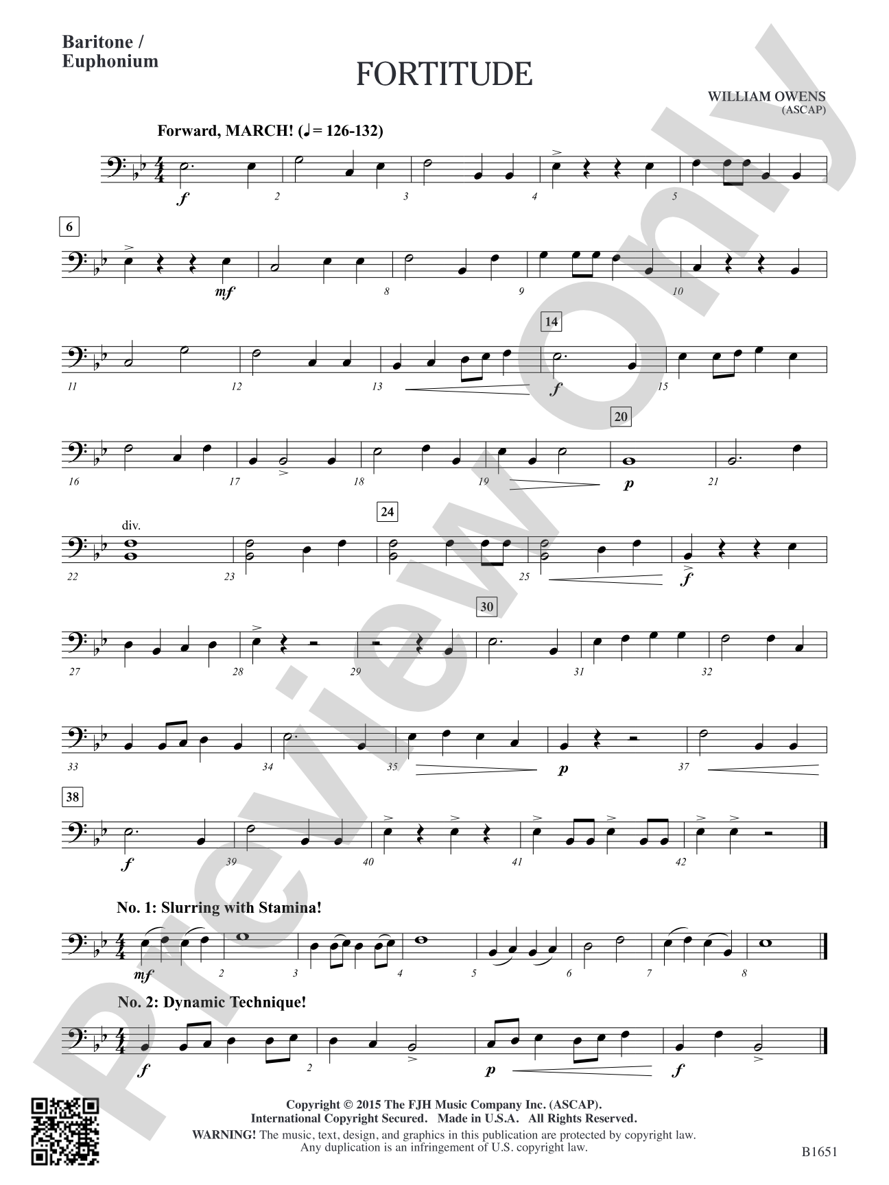 Fortitude: Baritone / Euphonium