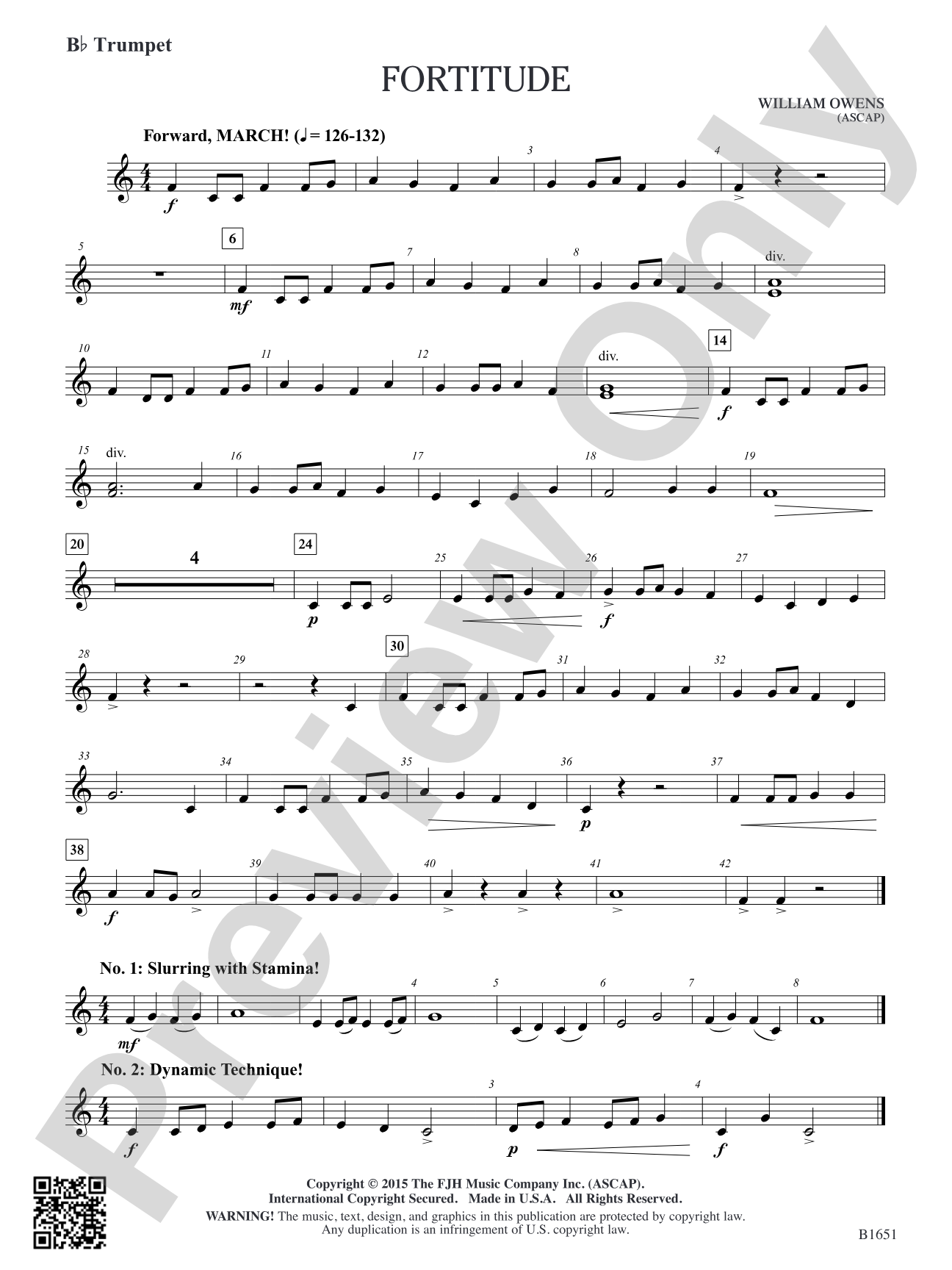 Fortitude: B-flat Trumpet