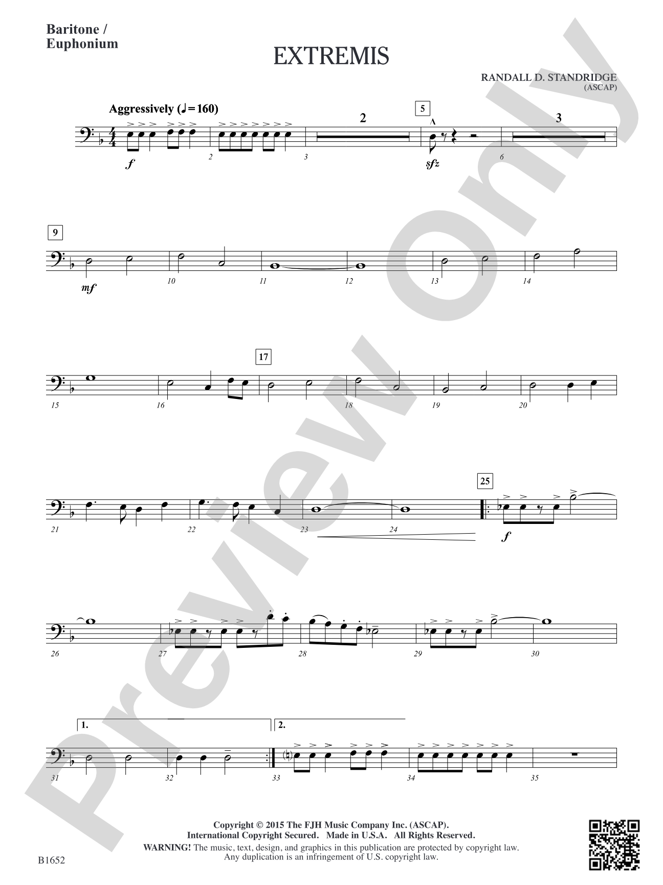 Extremis: Baritone / Euphonium