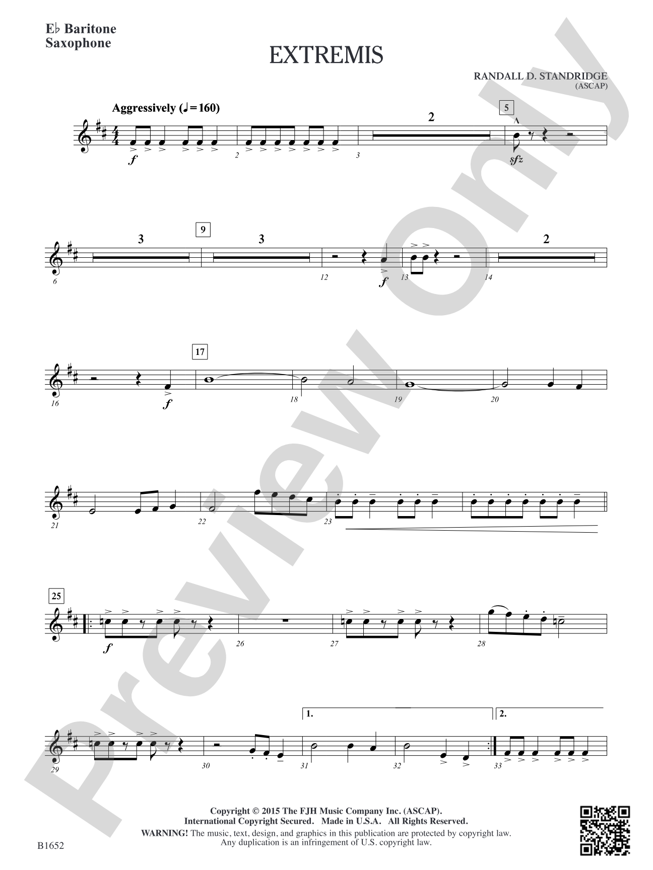 Extremis: E-flat Baritone Saxophone