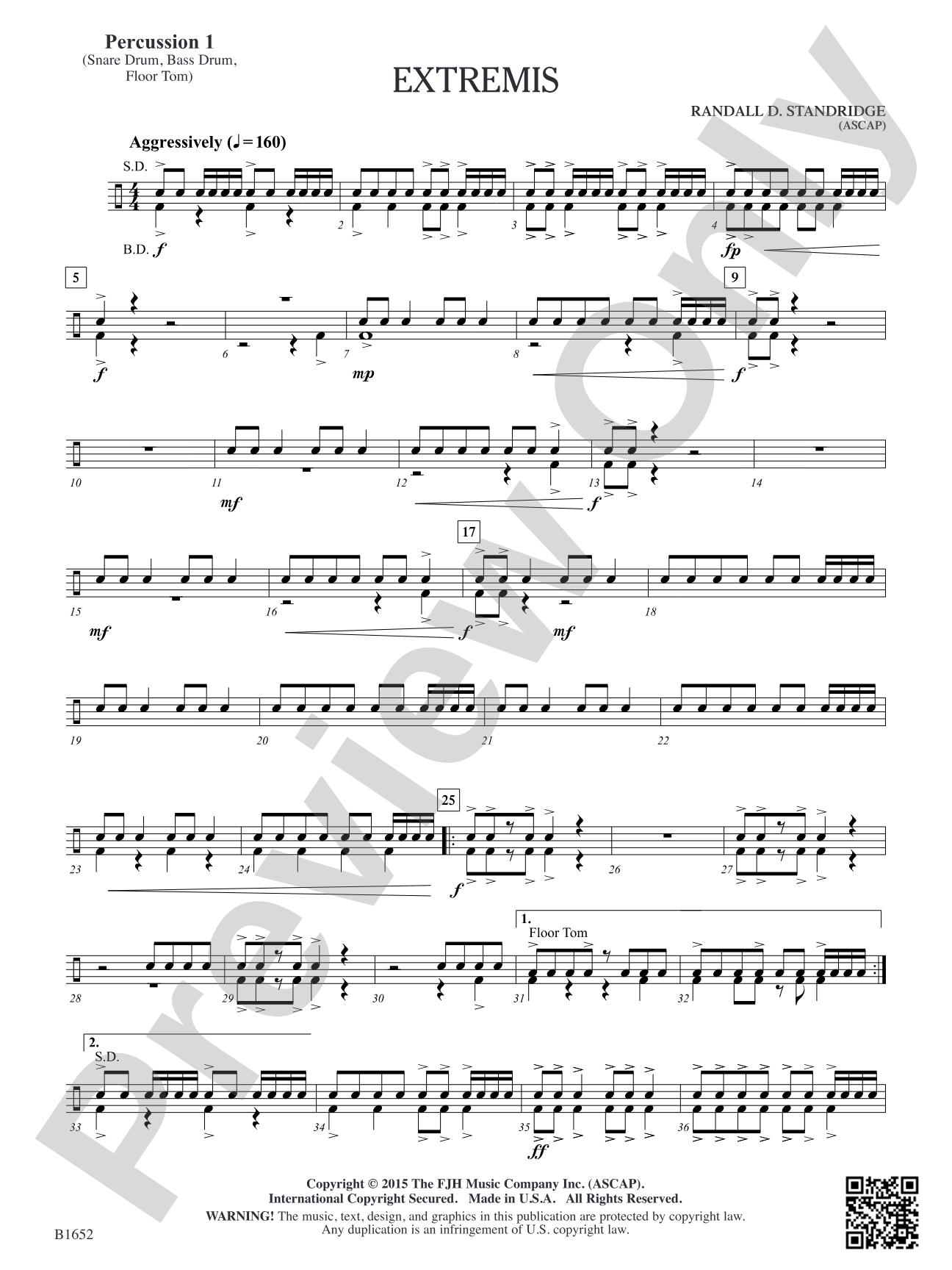 Extremis: Percussion 1