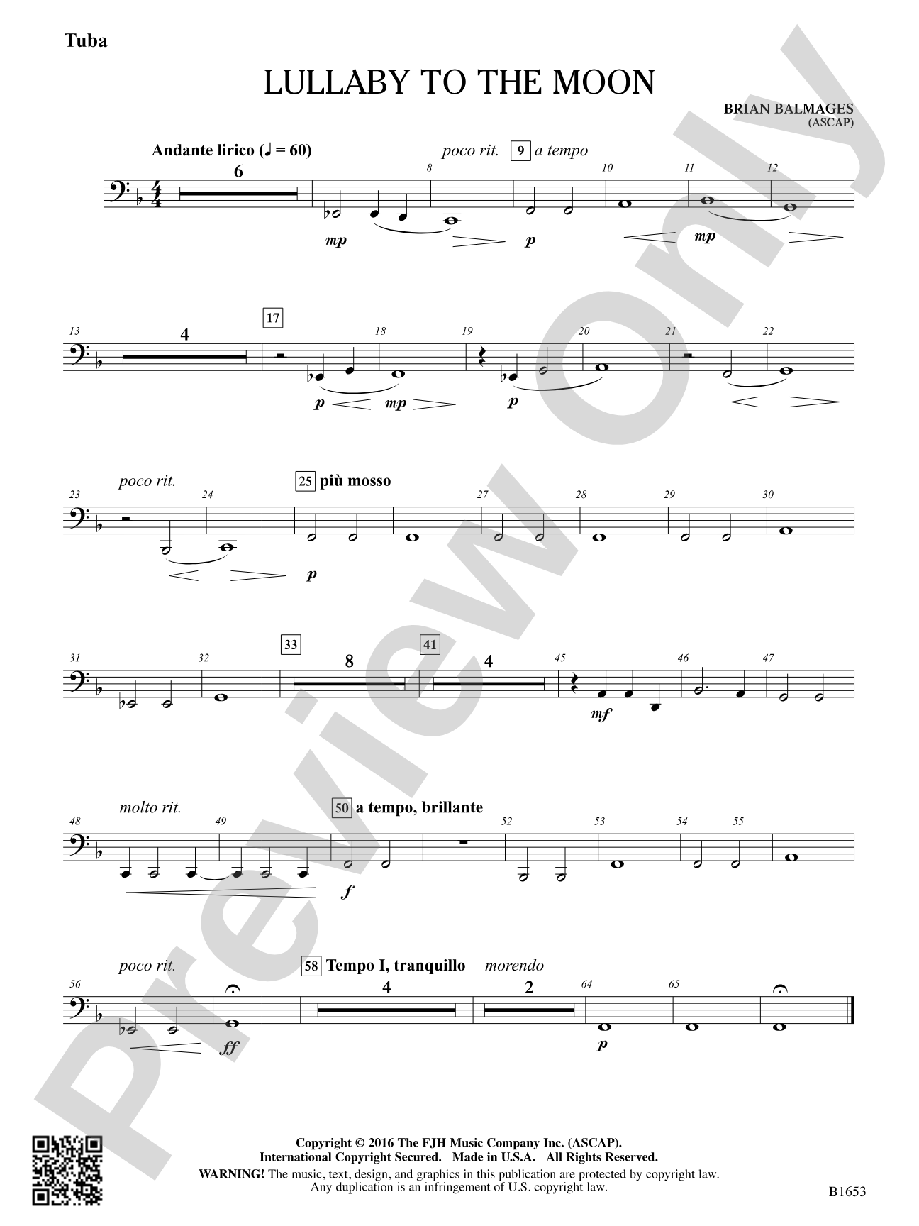 Lullaby to the Moon: Tuba