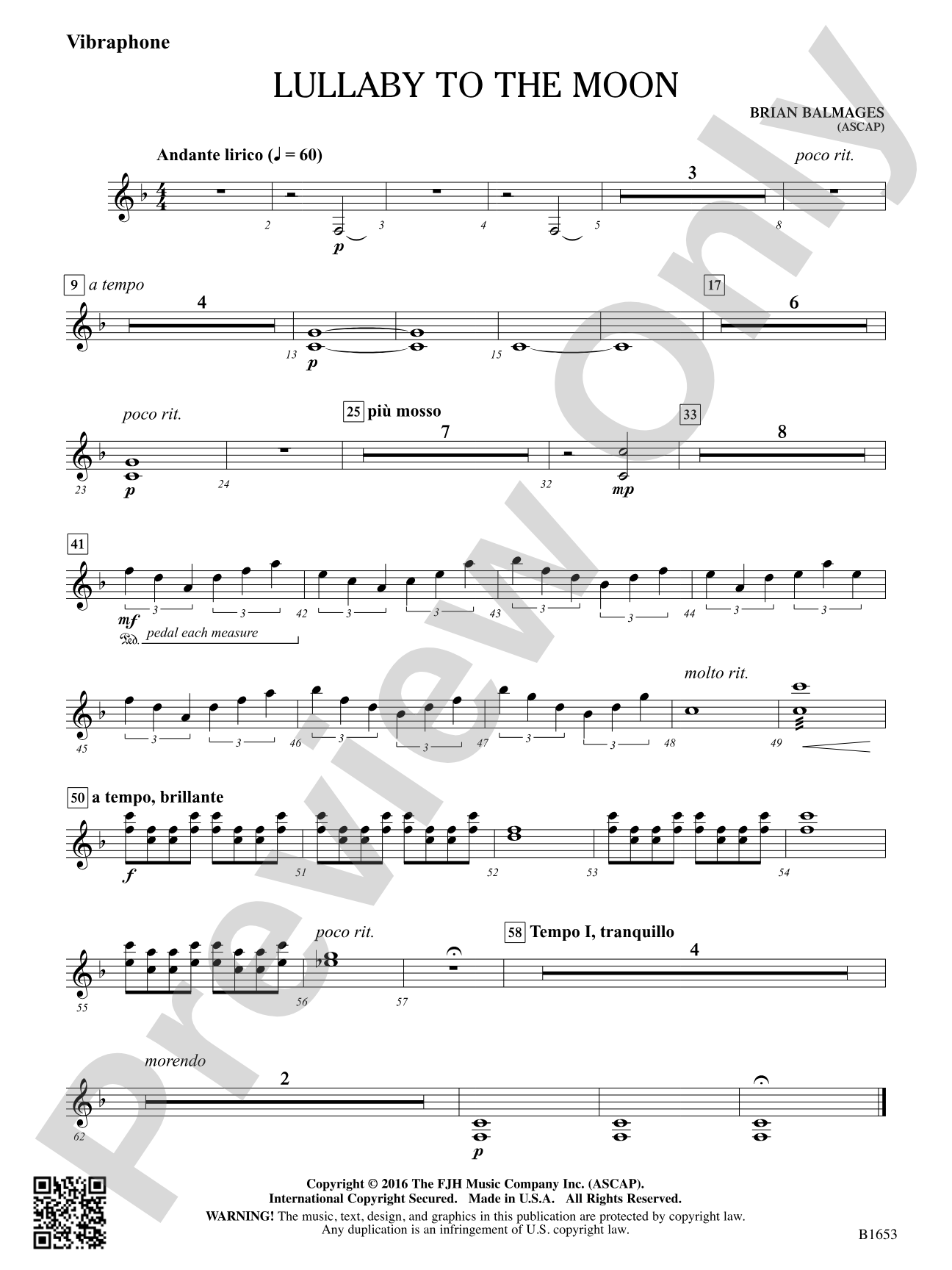 Lullaby to the Moon: Vibraphone