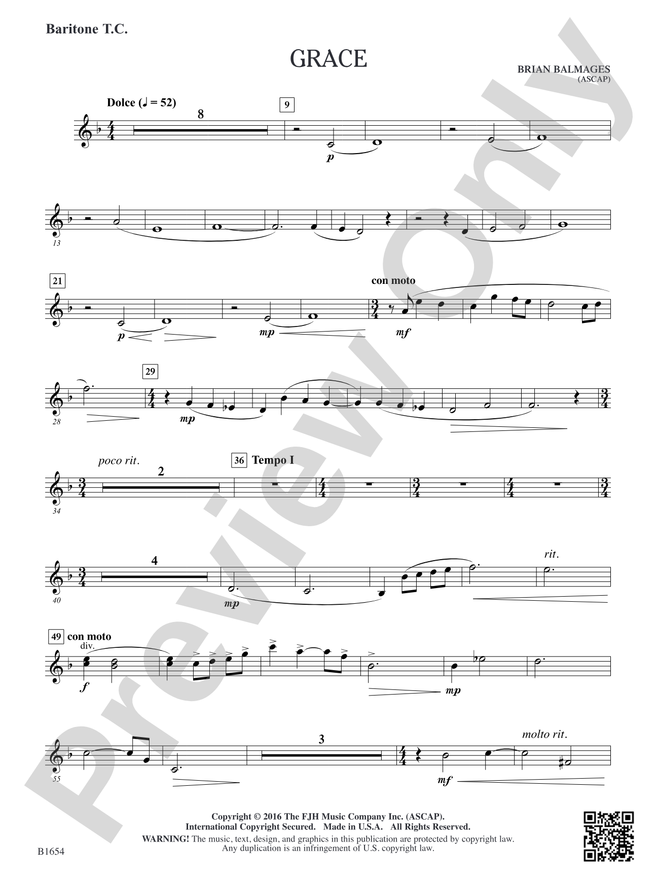 Grace: Baritone T.C.