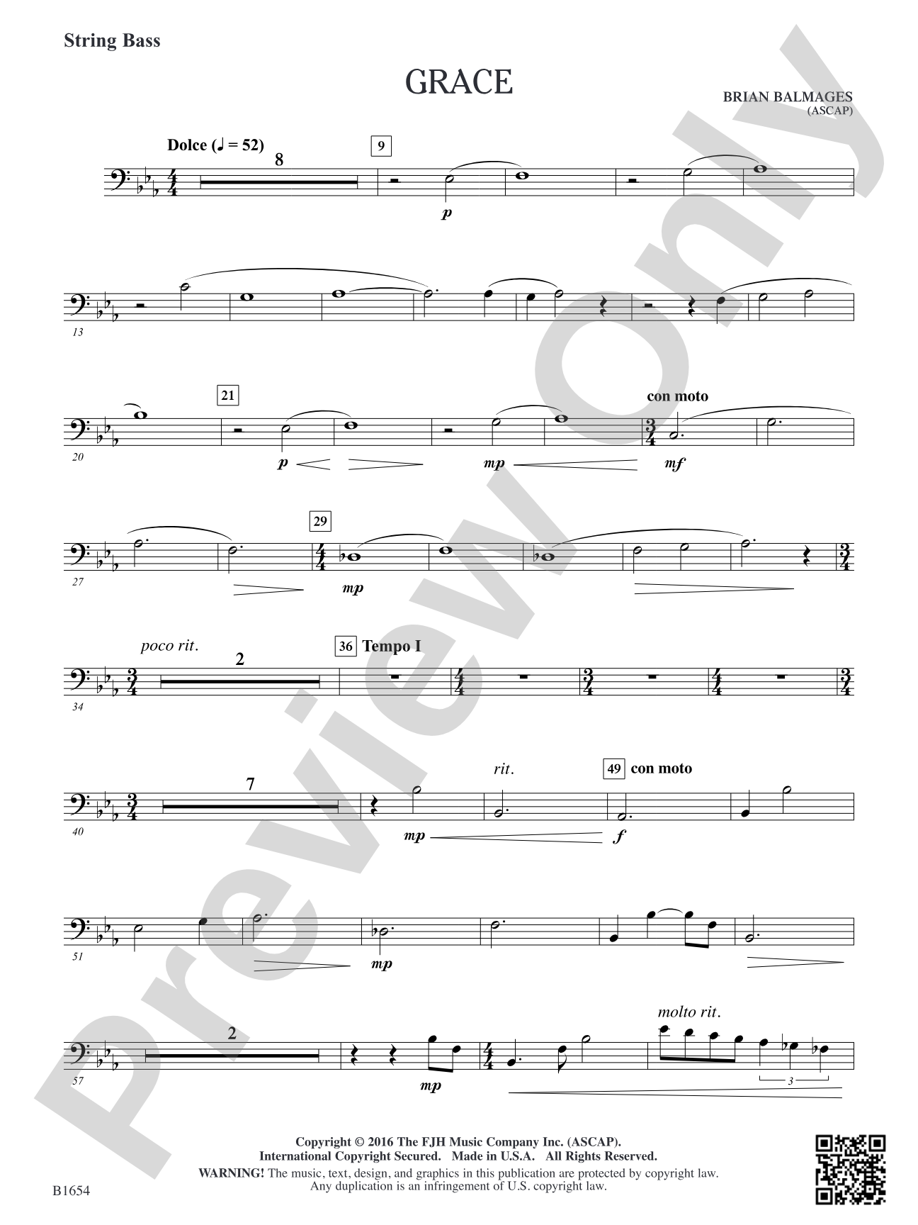 Grace: String Bass