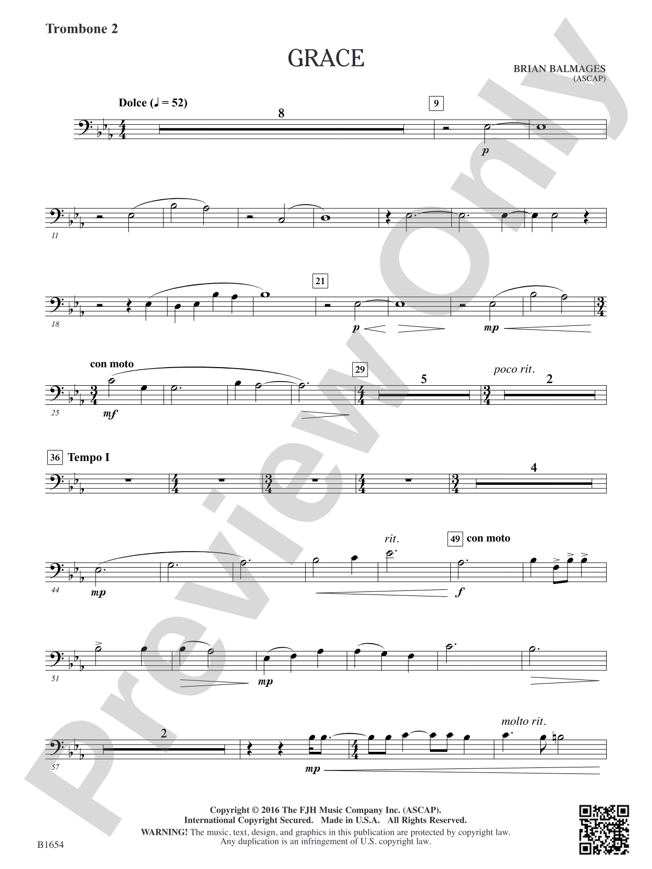Grace: Trombone 2