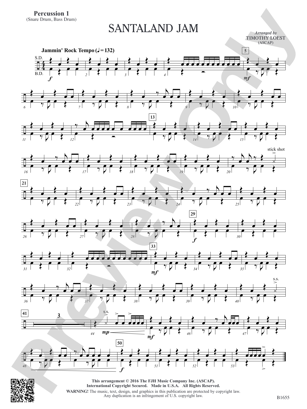 Santaland Jam: Percussion 1