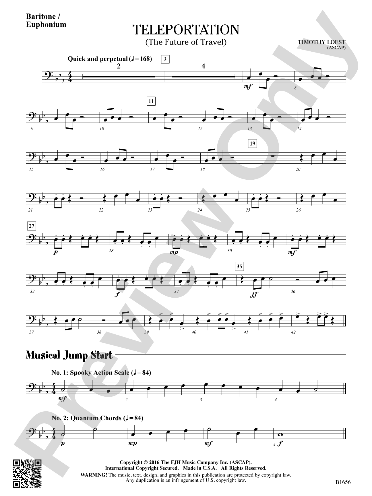 Teleportation: Baritone / Euphonium