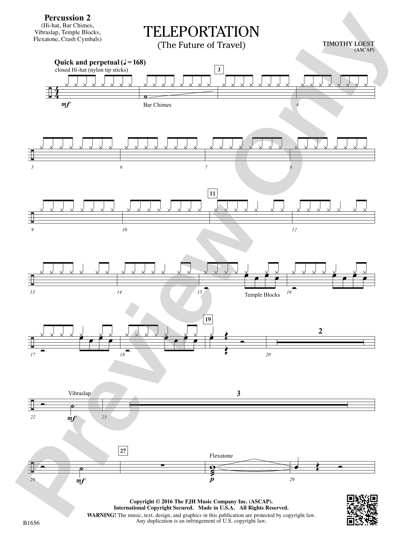 Teleportation: Percussion 2