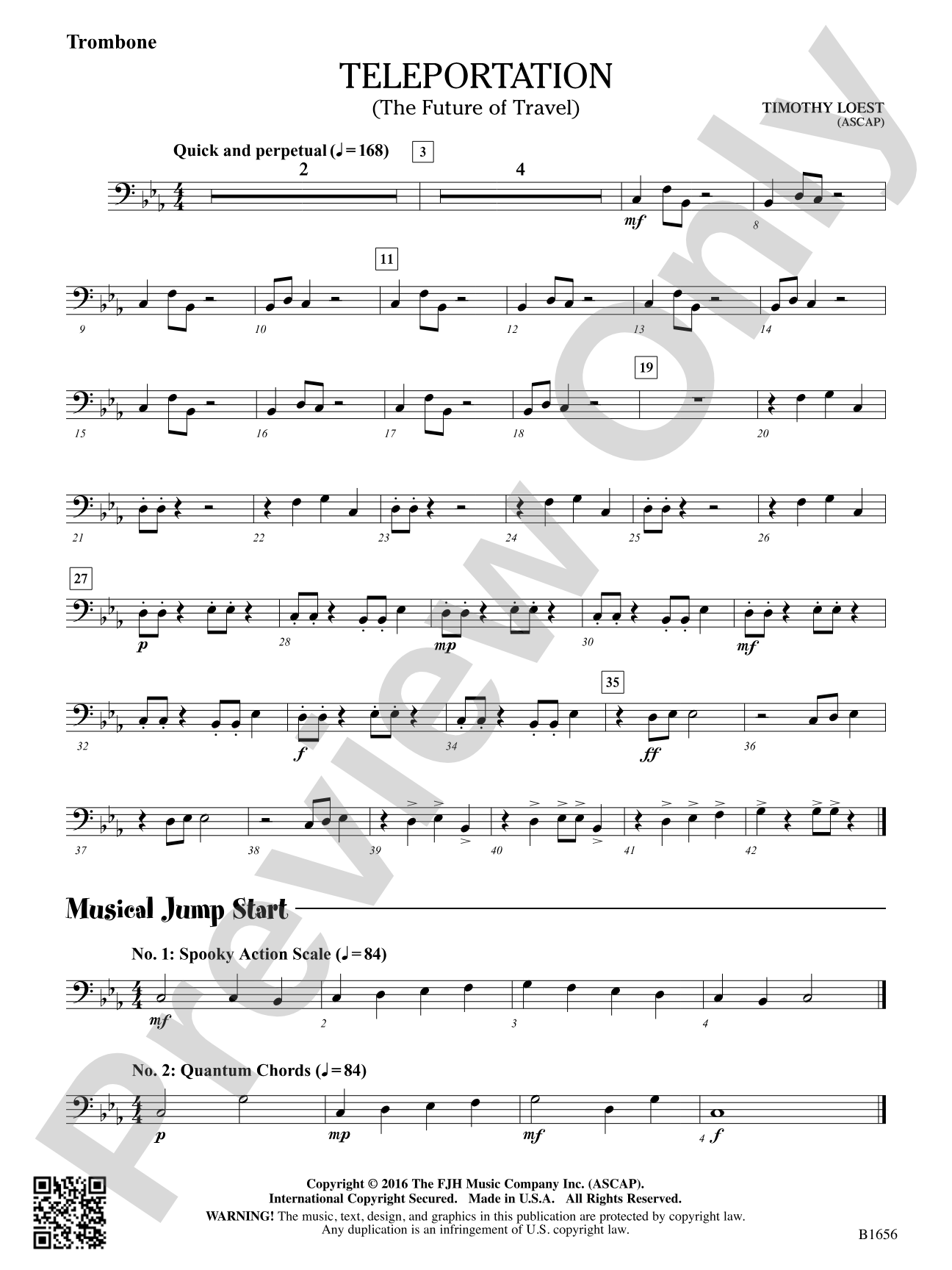 Teleportation: Trombone