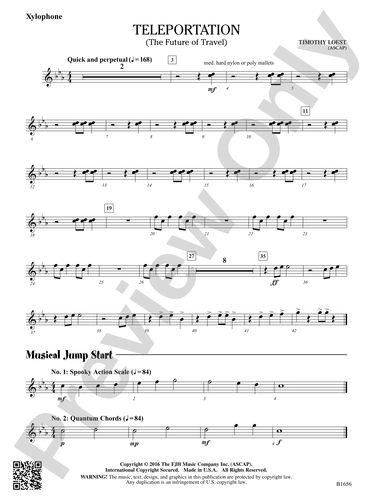 Teleportation: Xylophone