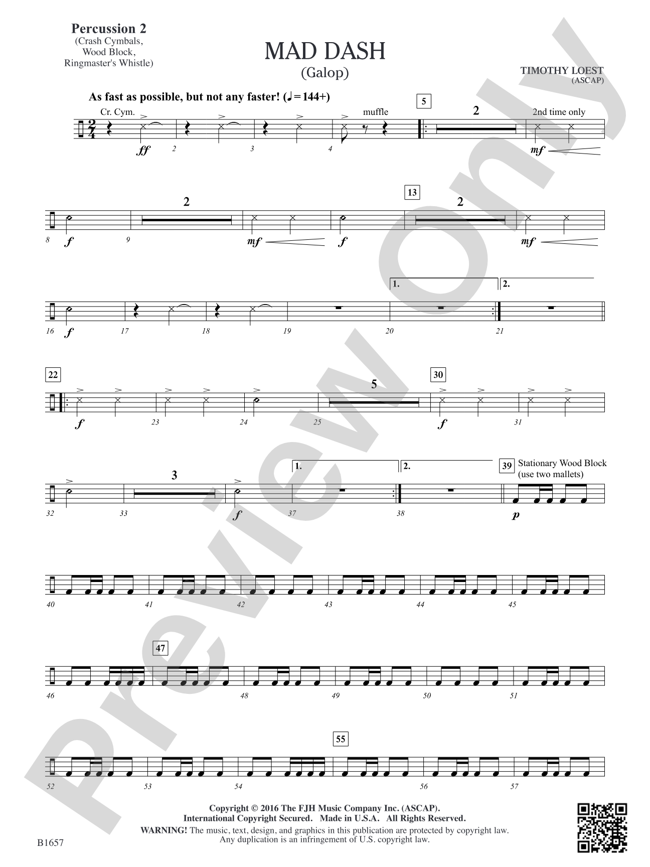 Mad Dash: Percussion 2