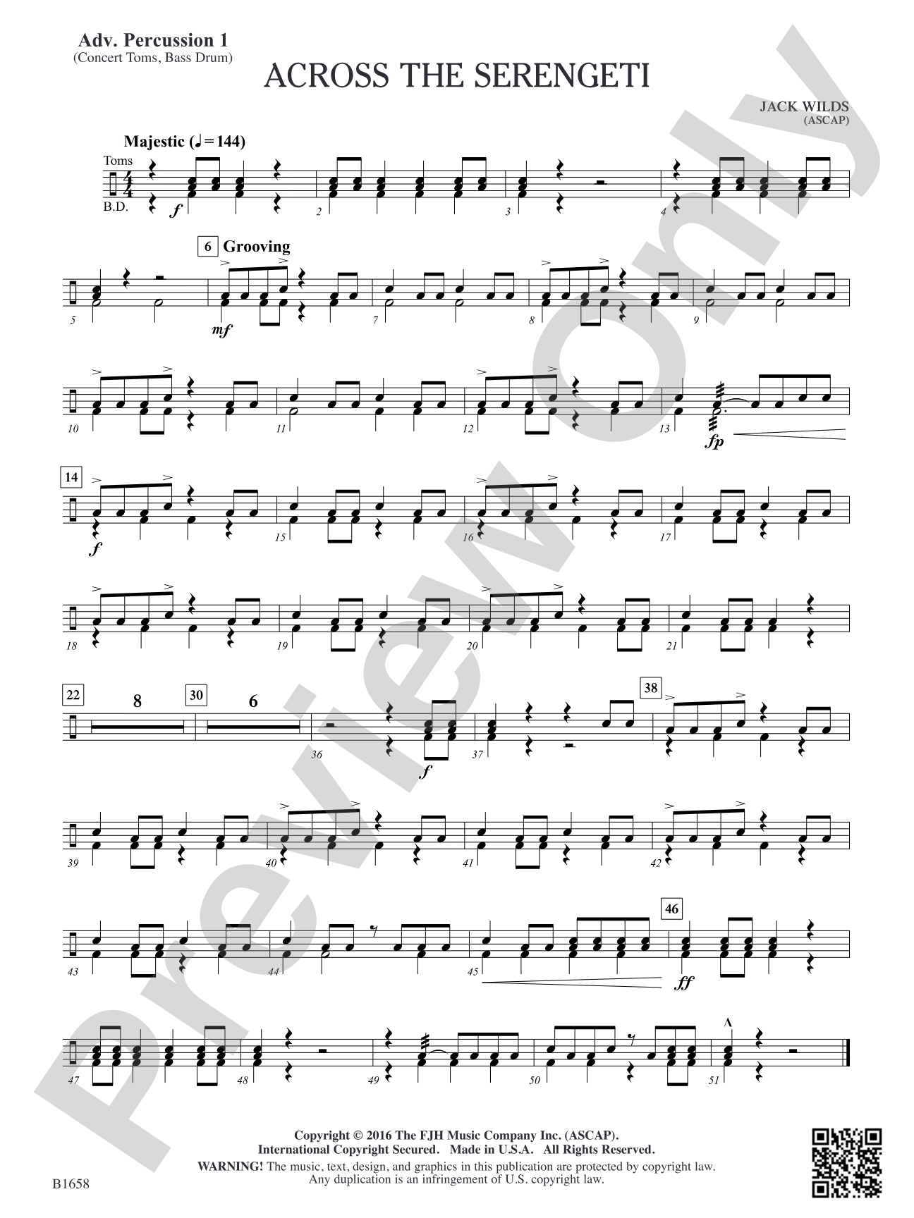 Across the Serengeti: Advanced Percussion 1