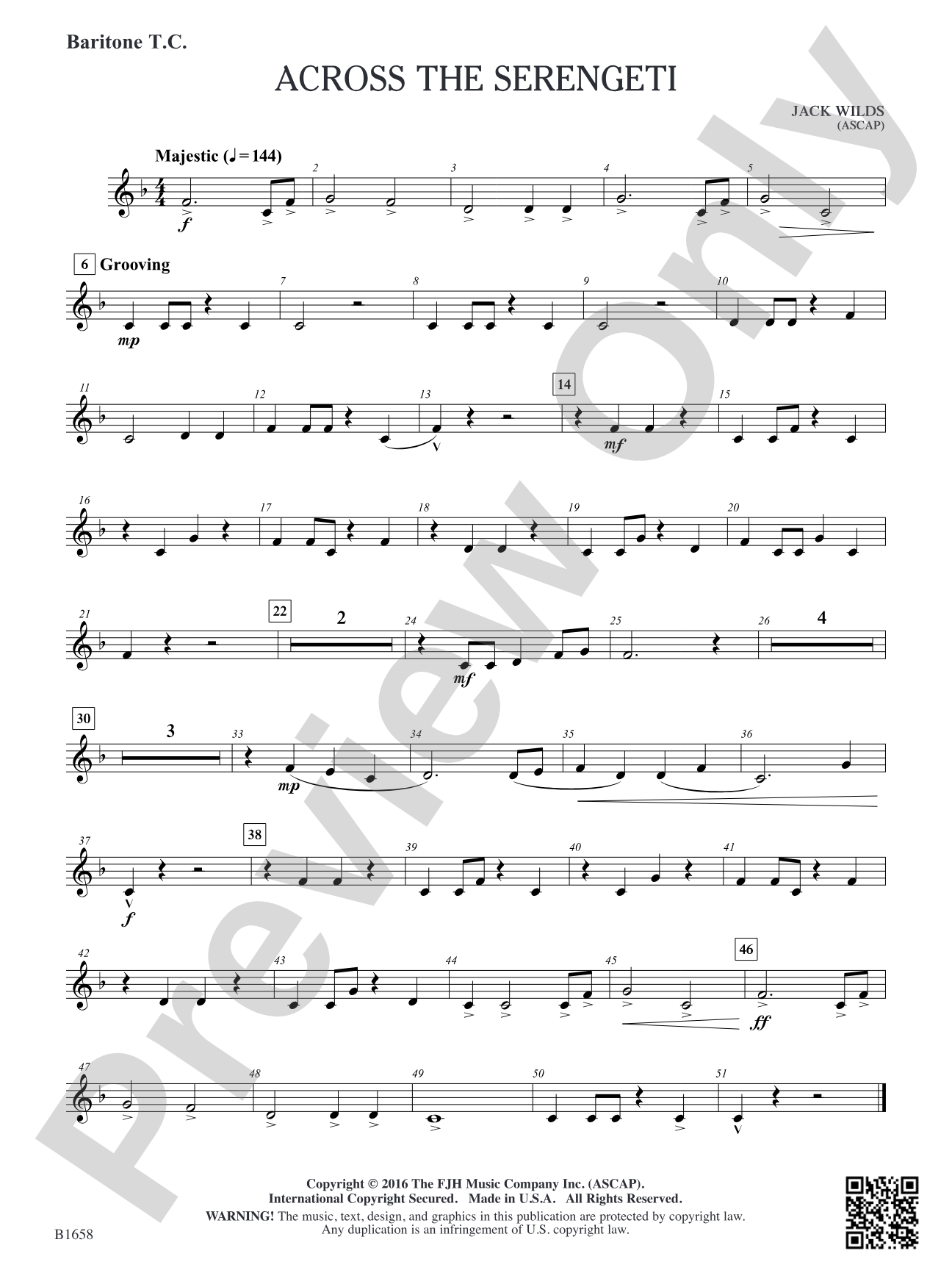 Across the Serengeti: Baritone T.C.