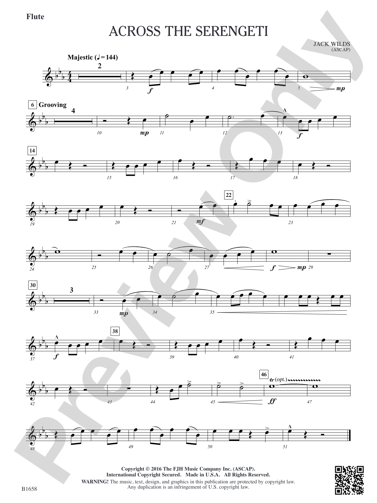 Across the Serengeti: Flute