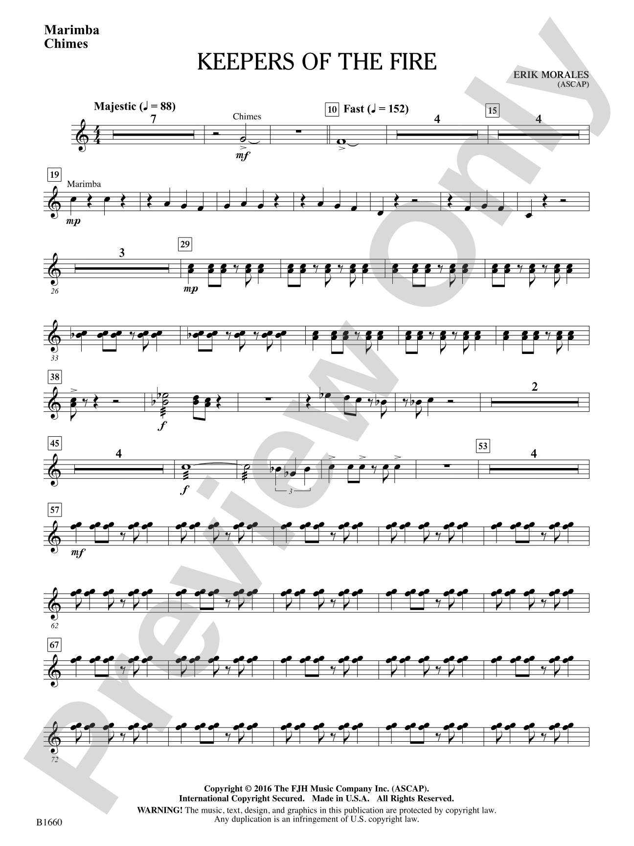 Keepers of the Fire: Marimba/Chimes