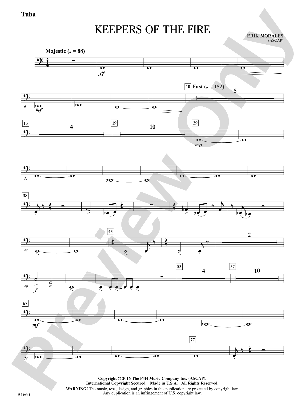 Keepers of the Fire: Tuba